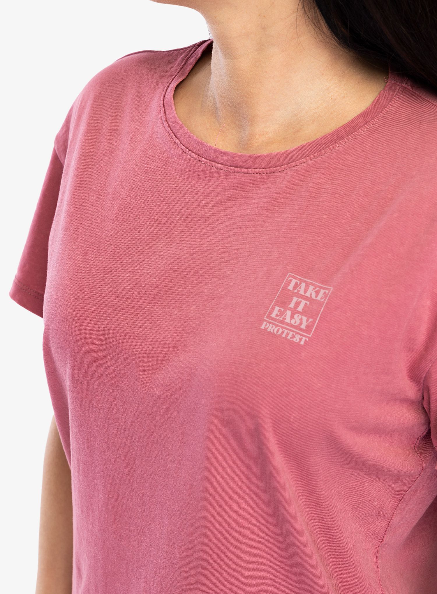 Ženska bombažna majica Protest Prtxue T-Shirt - deco pink