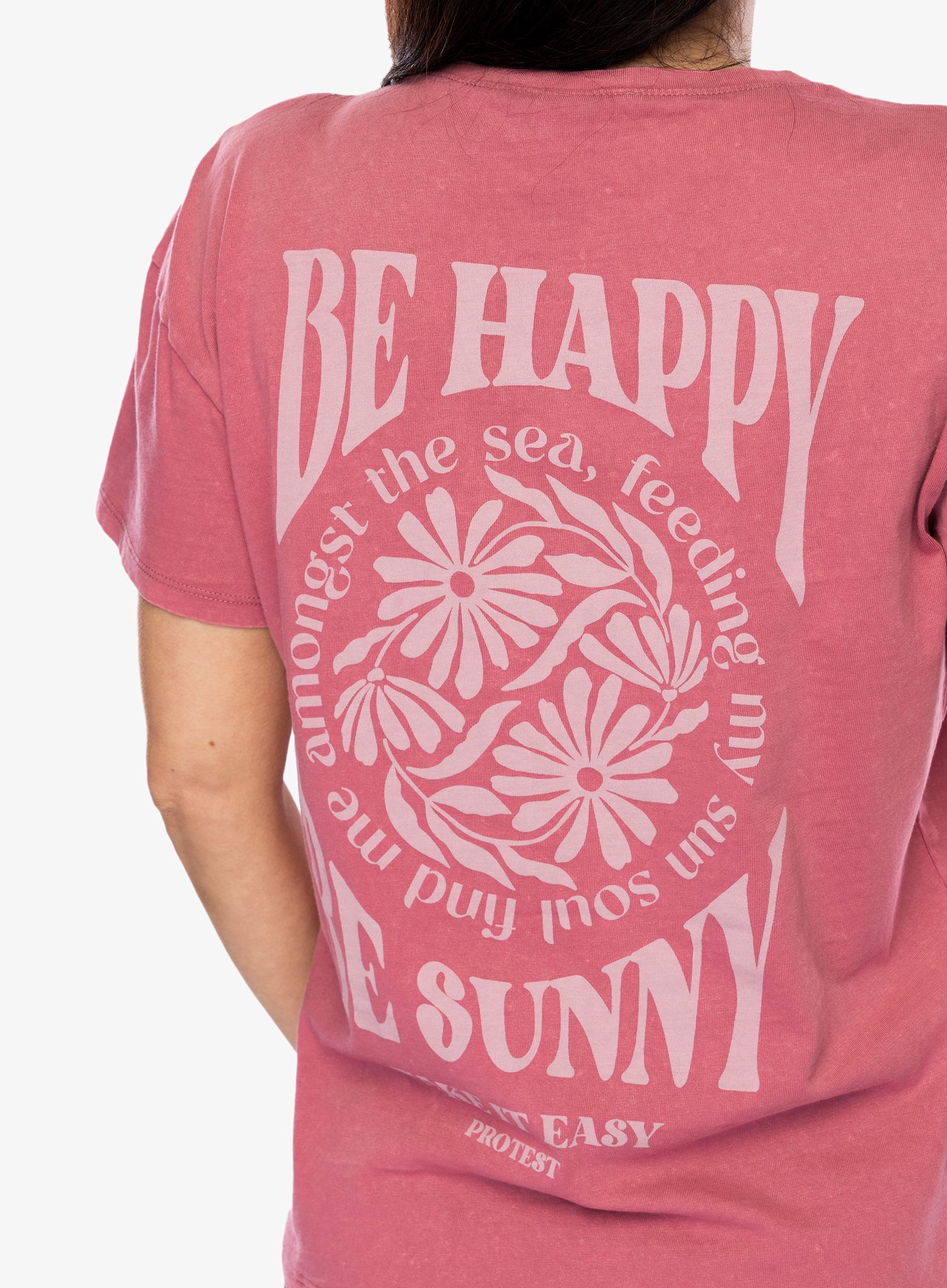 Ženska bombažna majica Protest Prtxue T-Shirt - deco pink