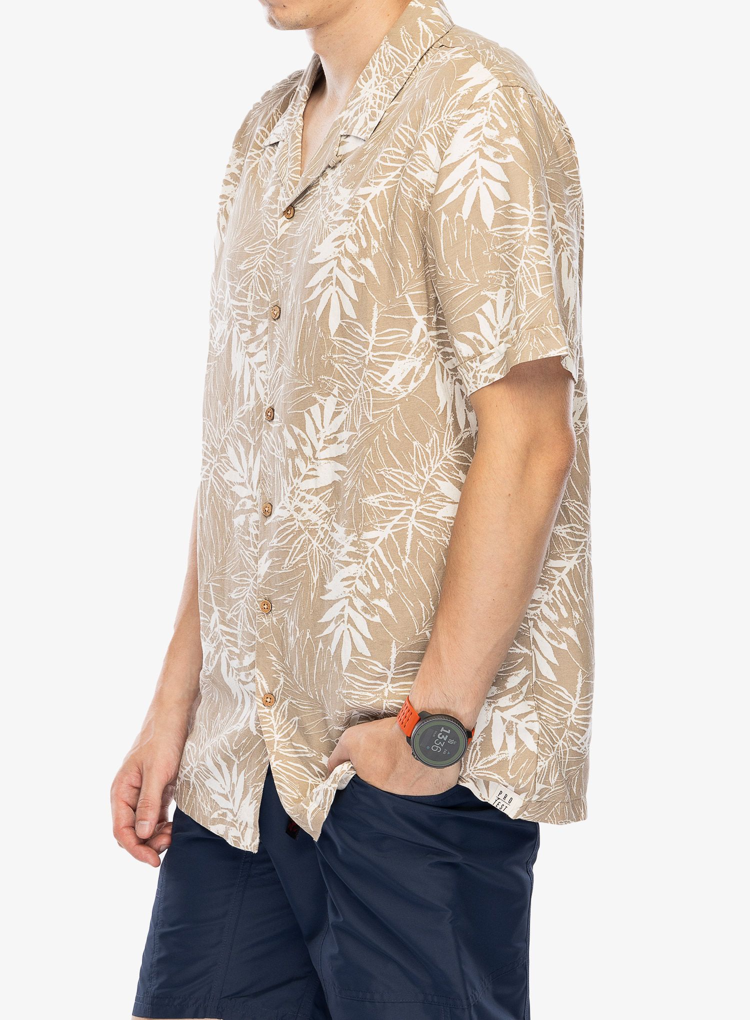 Pohodniška srajca Protest Prtypton Shirt Short Sleeves - bamboo beige