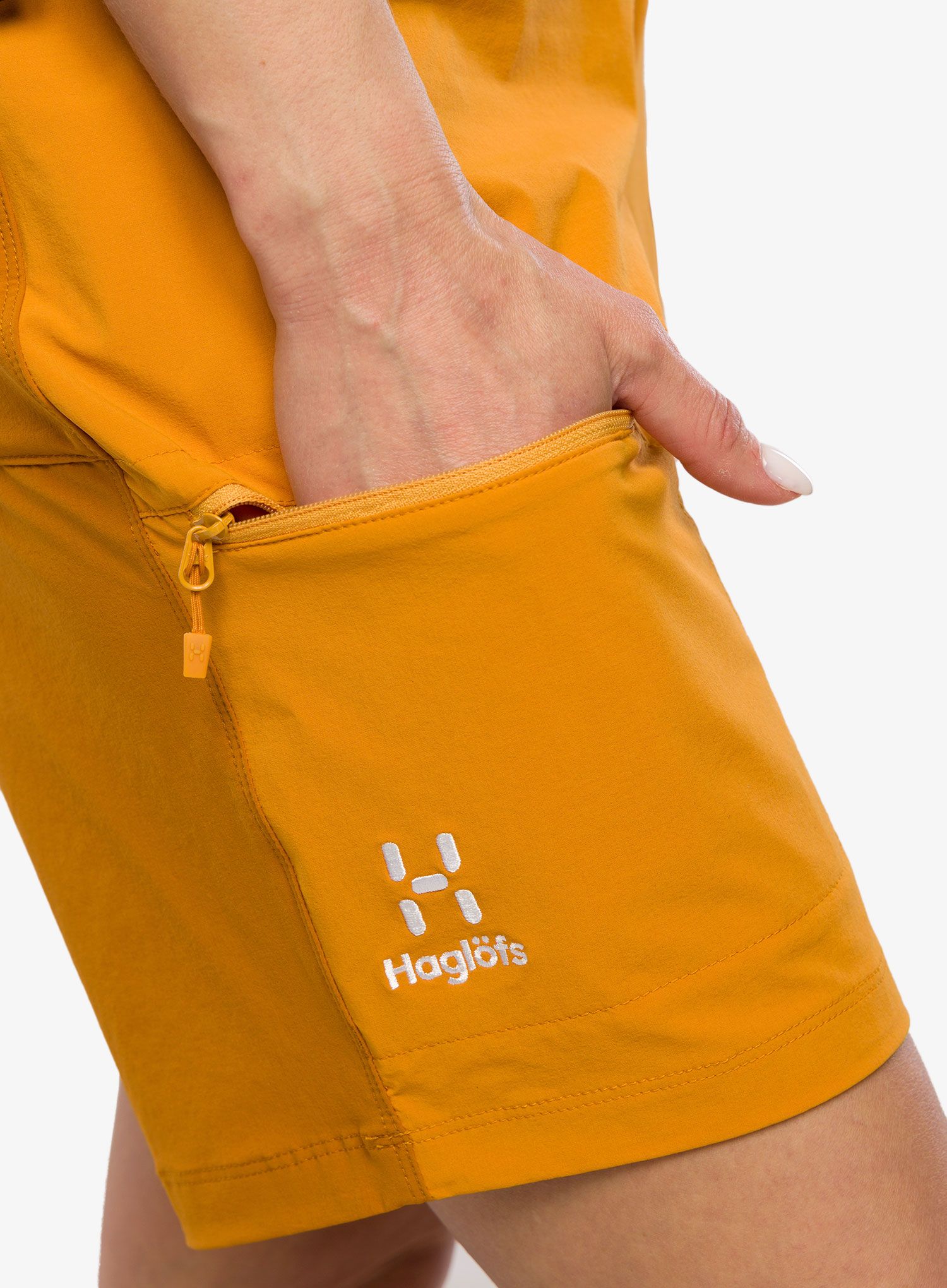 Ženske kratke hlače Haglofs ROC Lite Standart Shorts - desert yellow/golden brown