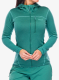 Ženska jopa s kapuco Rab Ascendor Hoody - eucalyptus
