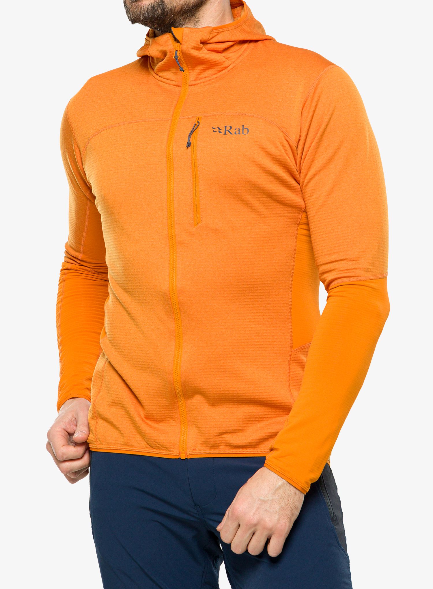 Jopica s kapuco Rab Ascendor Hoody - marmalade