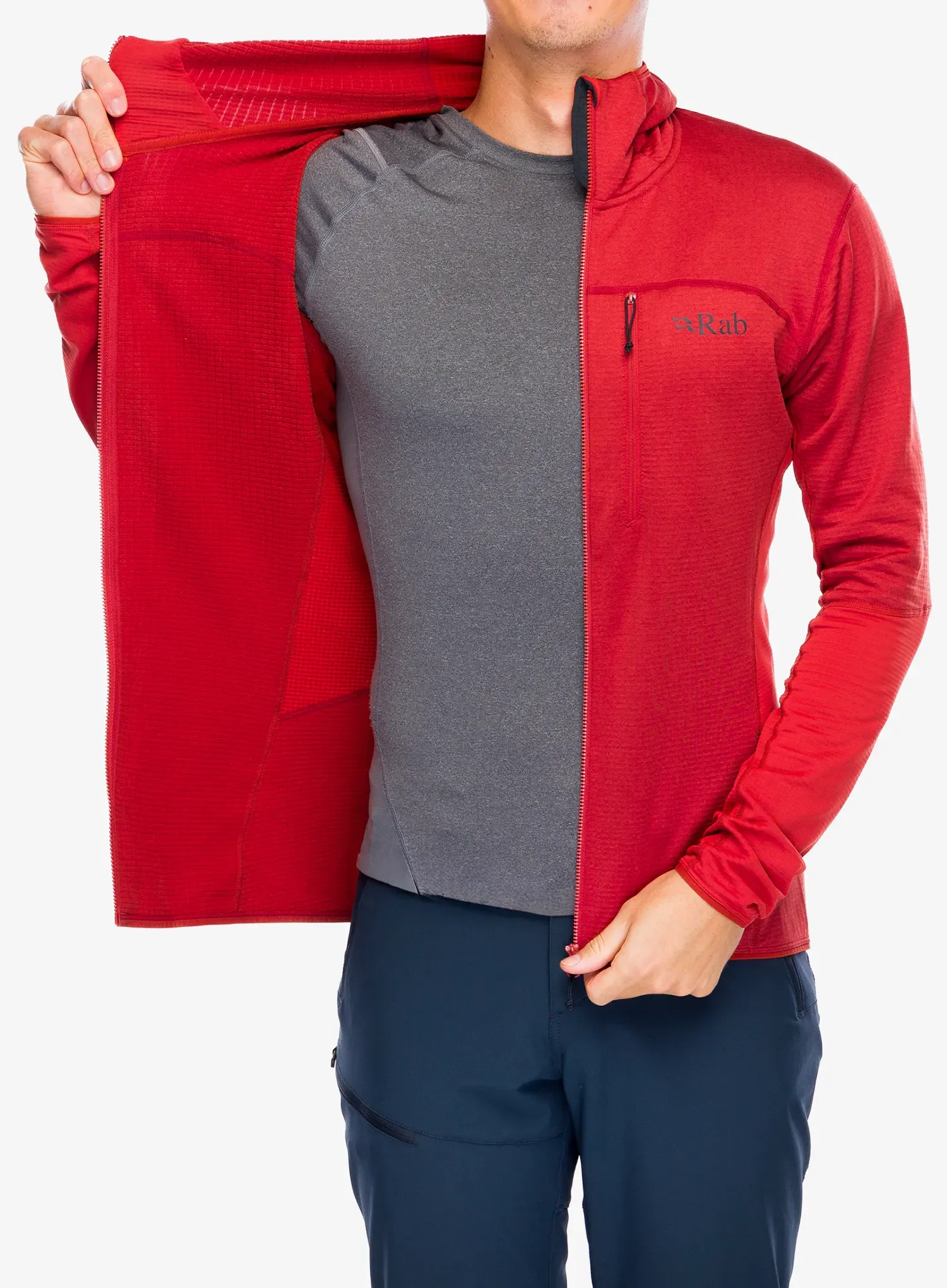 Jopica s kapuco Rab Ascendor Hoody - tuscan red