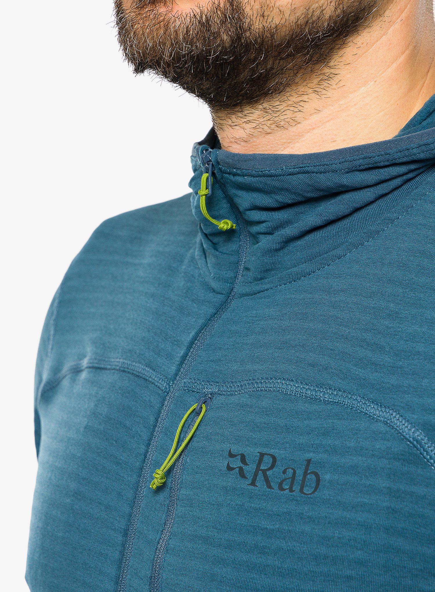 Jopica s kapuco Rab Ascendor Light Hoody - orion blue