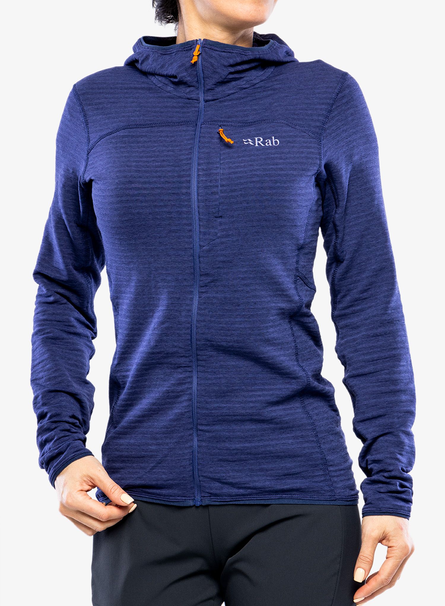 Ženska jopa s kapuco Rab Ascendor Light Hoody - patriot blue