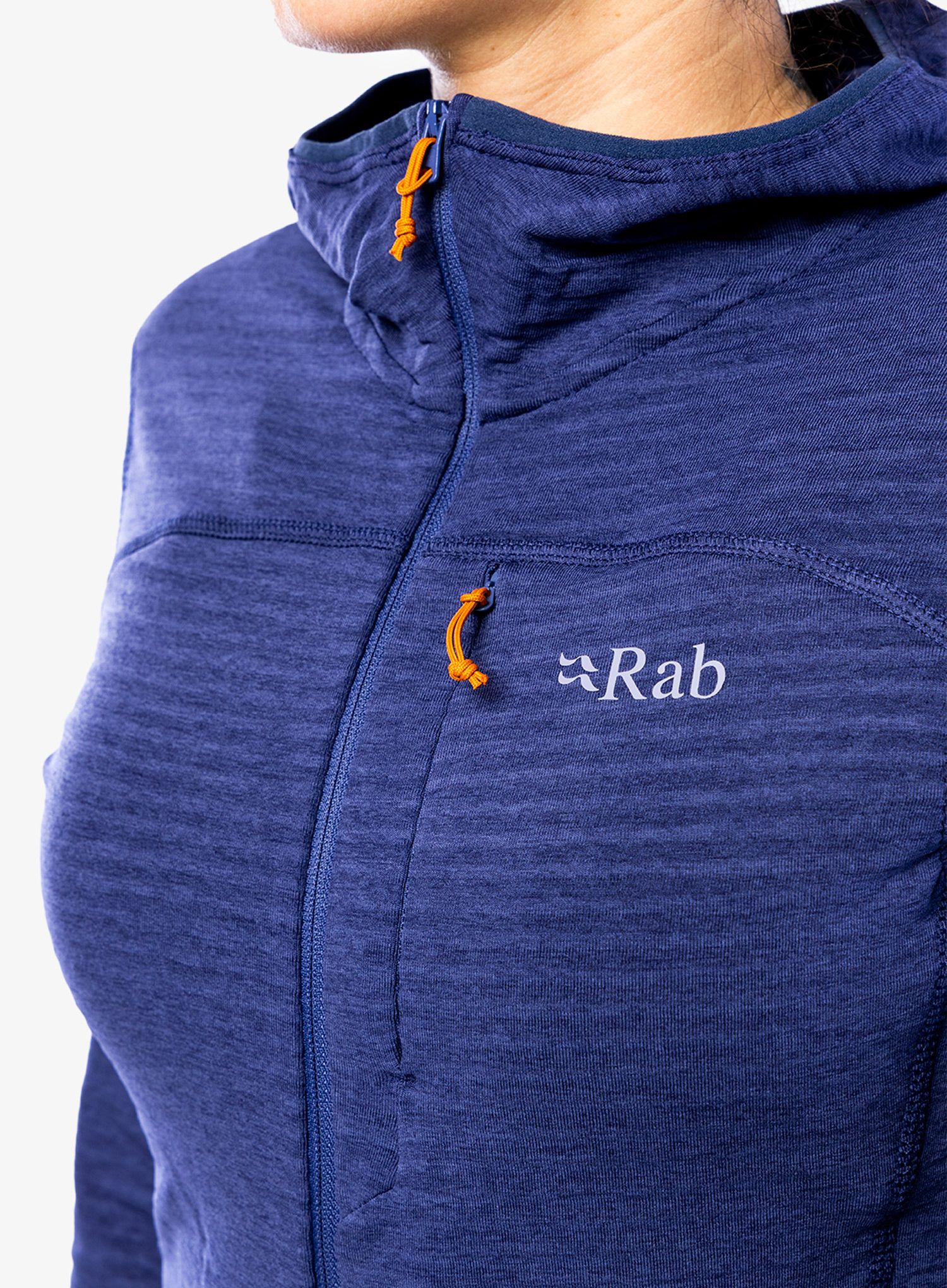 Ženska jopa s kapuco Rab Ascendor Light Hoody - patriot blue