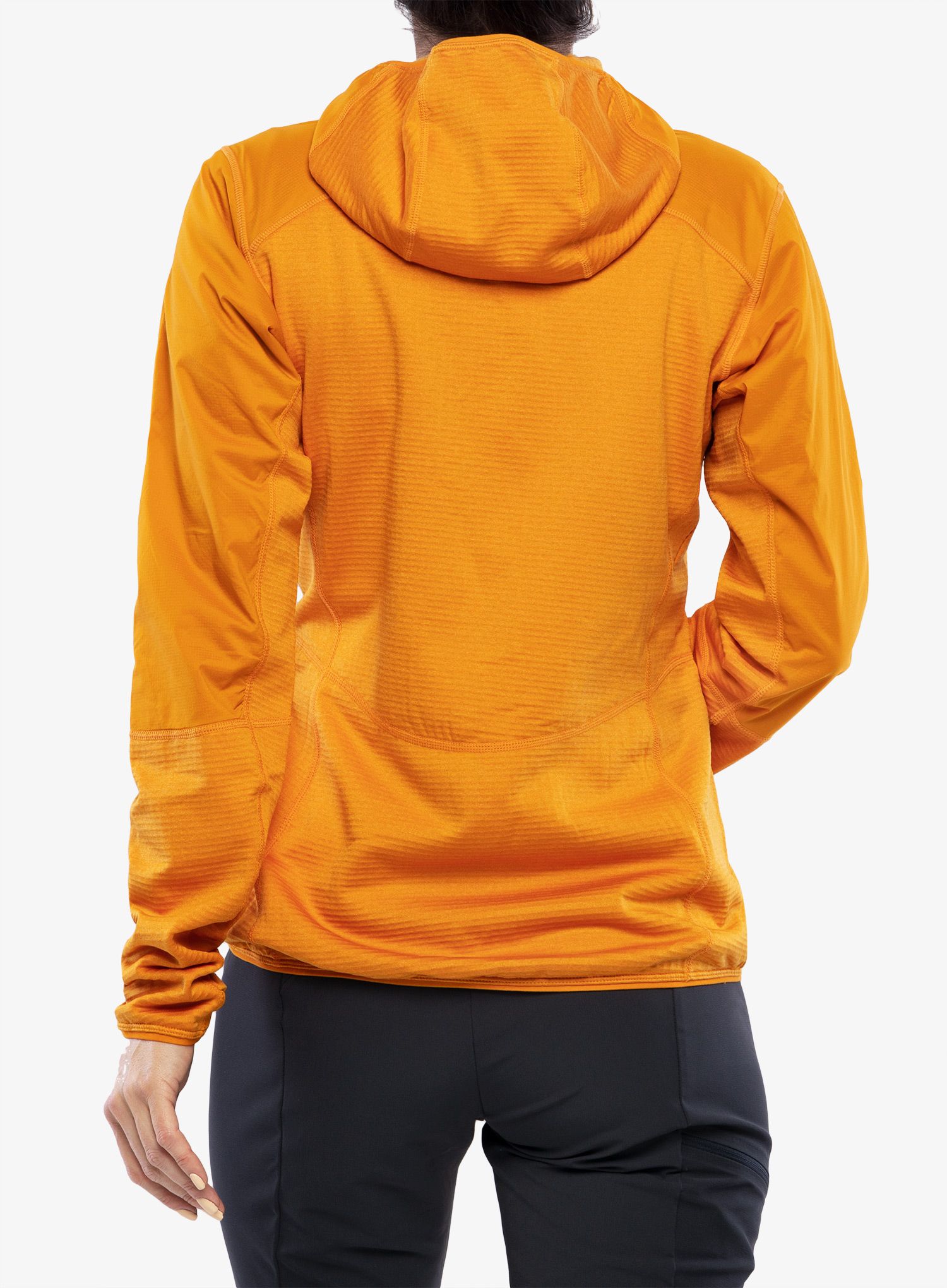 Ženska jopica z zadrgo Rab Ascendor Summit Hoody - marmalade