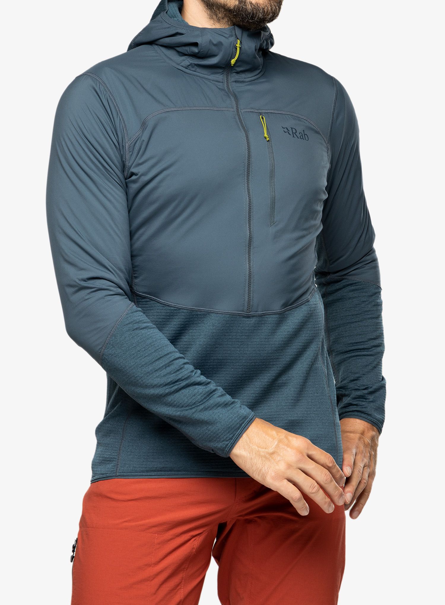 Jopica na zadrgo Rab Ascendor Summit Hoody - orion blue
