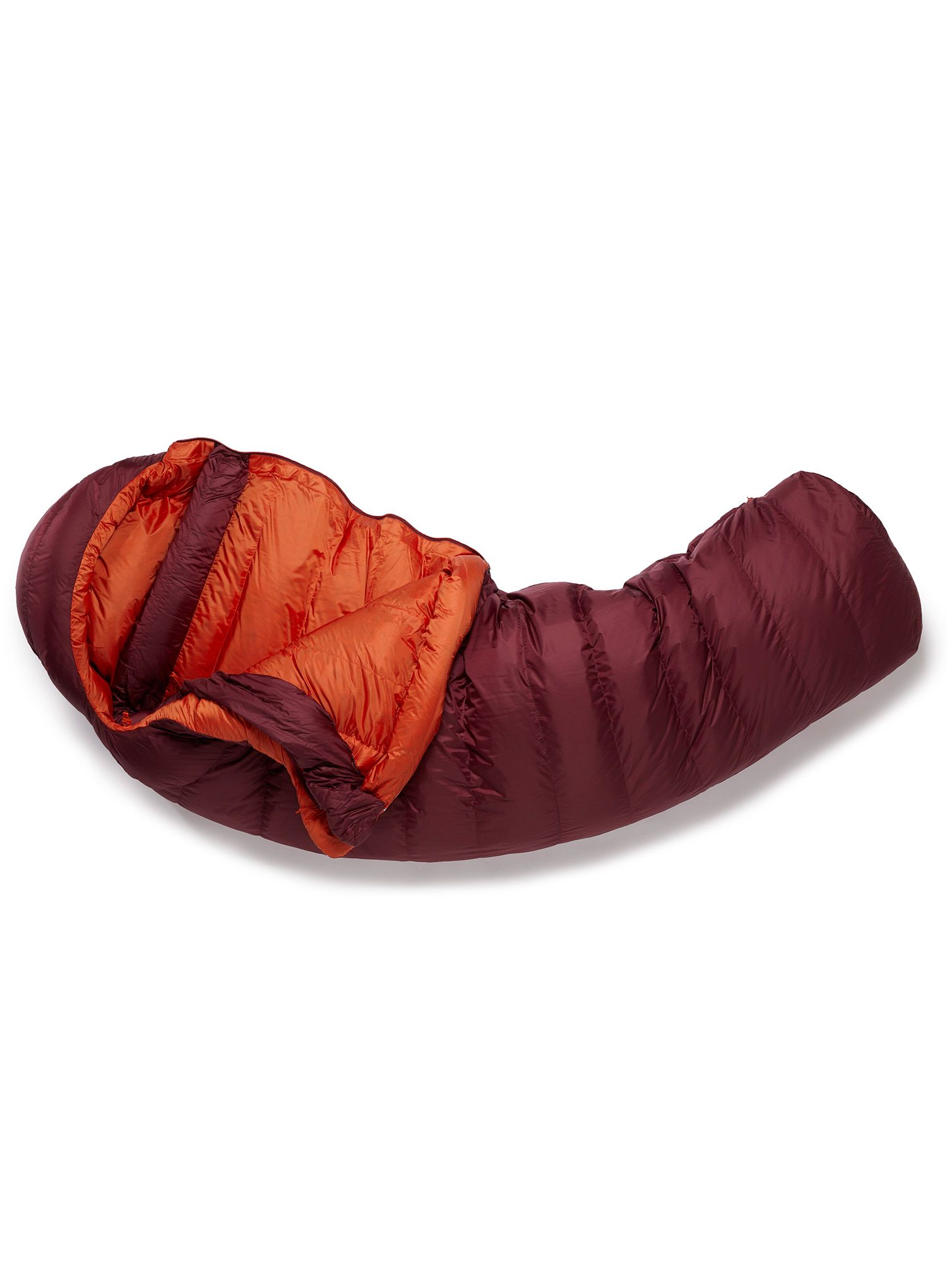 Ženska puhasta spalna vreča Rab Ascent 900 (170 cm) - deep heather