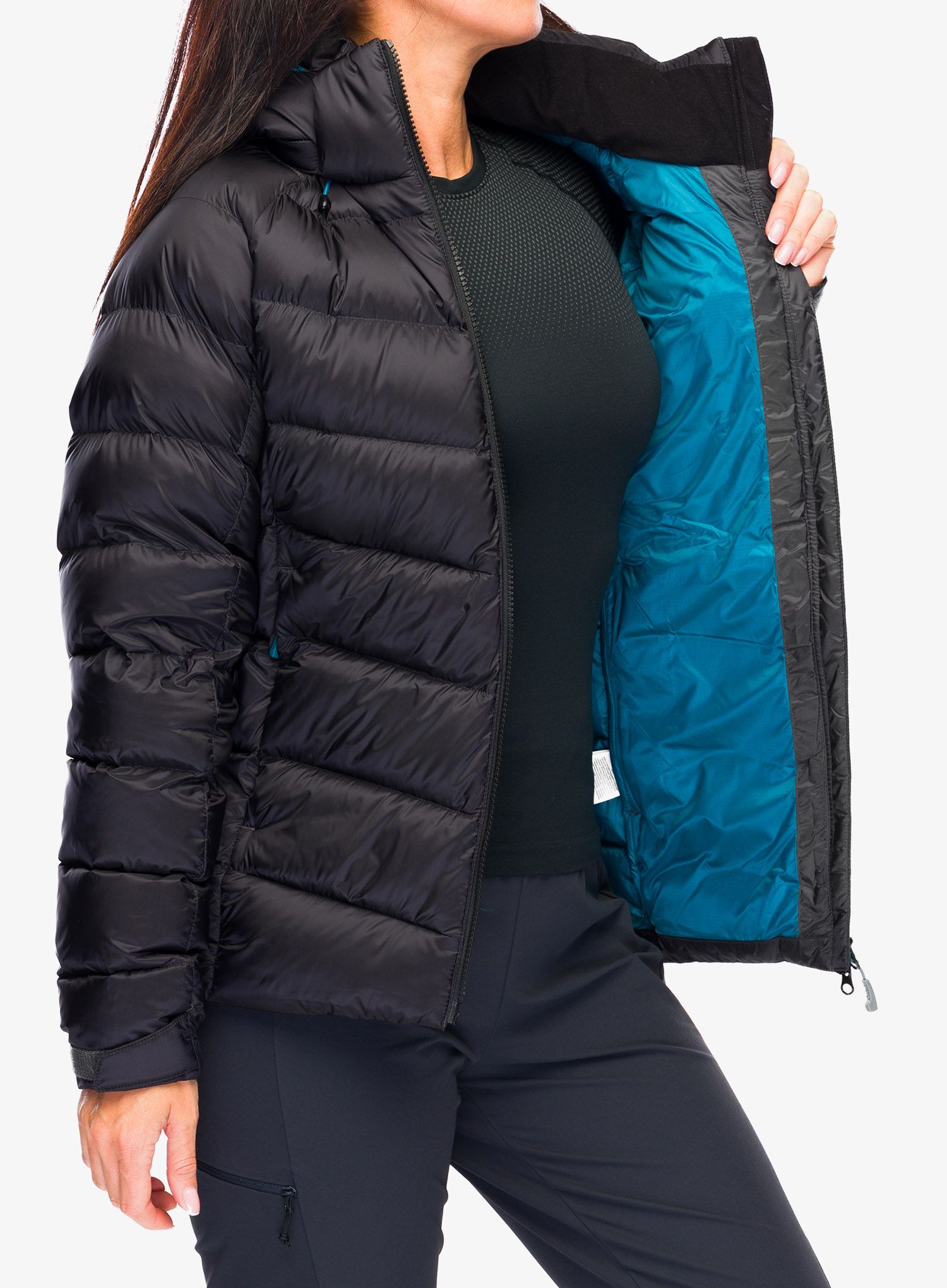 Ženska puhovka Rab Axion Pro Jacket - anthracite
