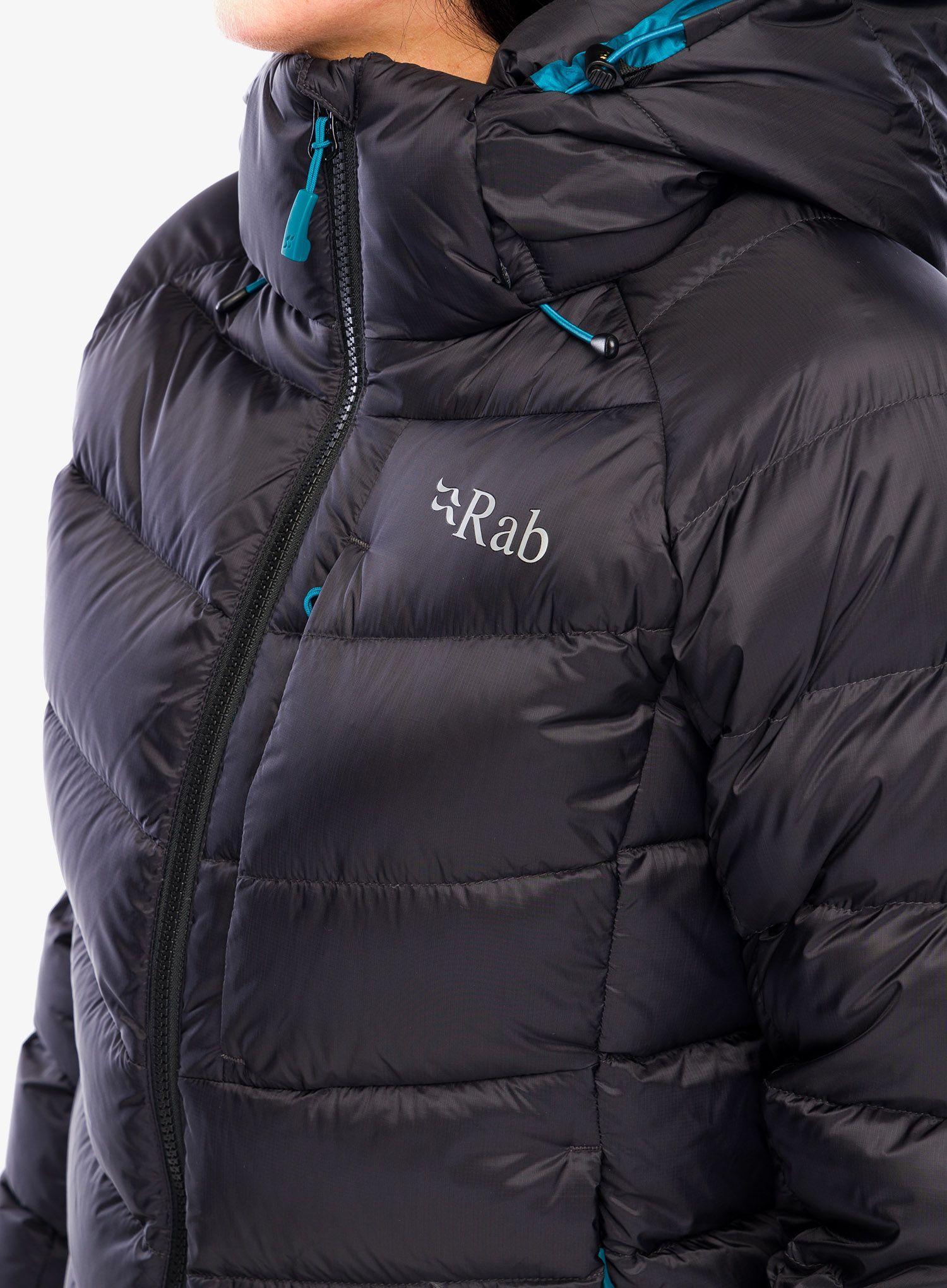 Ženska puhovka Rab Axion Pro Jacket - anthracite