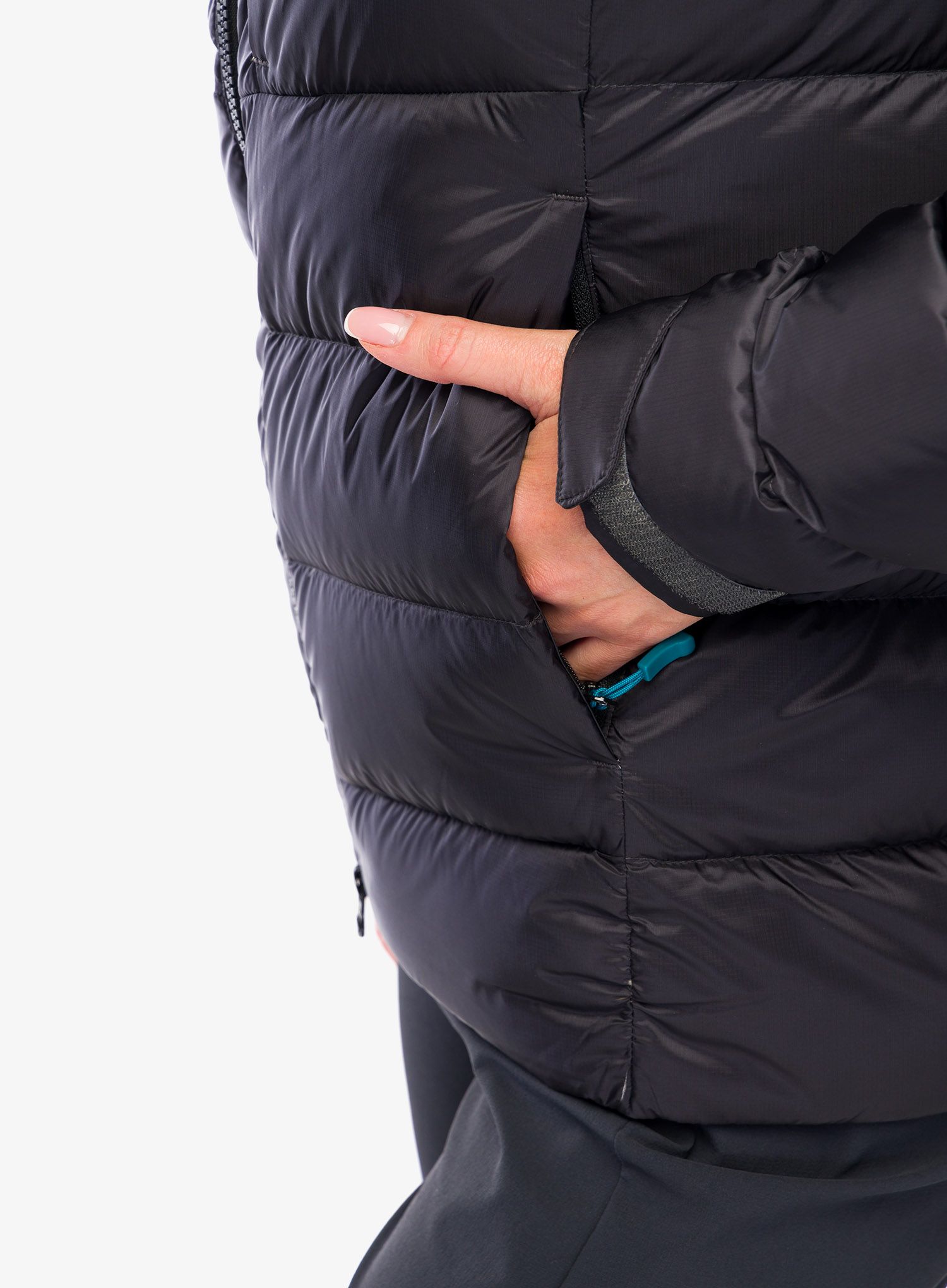 Ženska puhovka Rab Axion Pro Jacket - anthracite