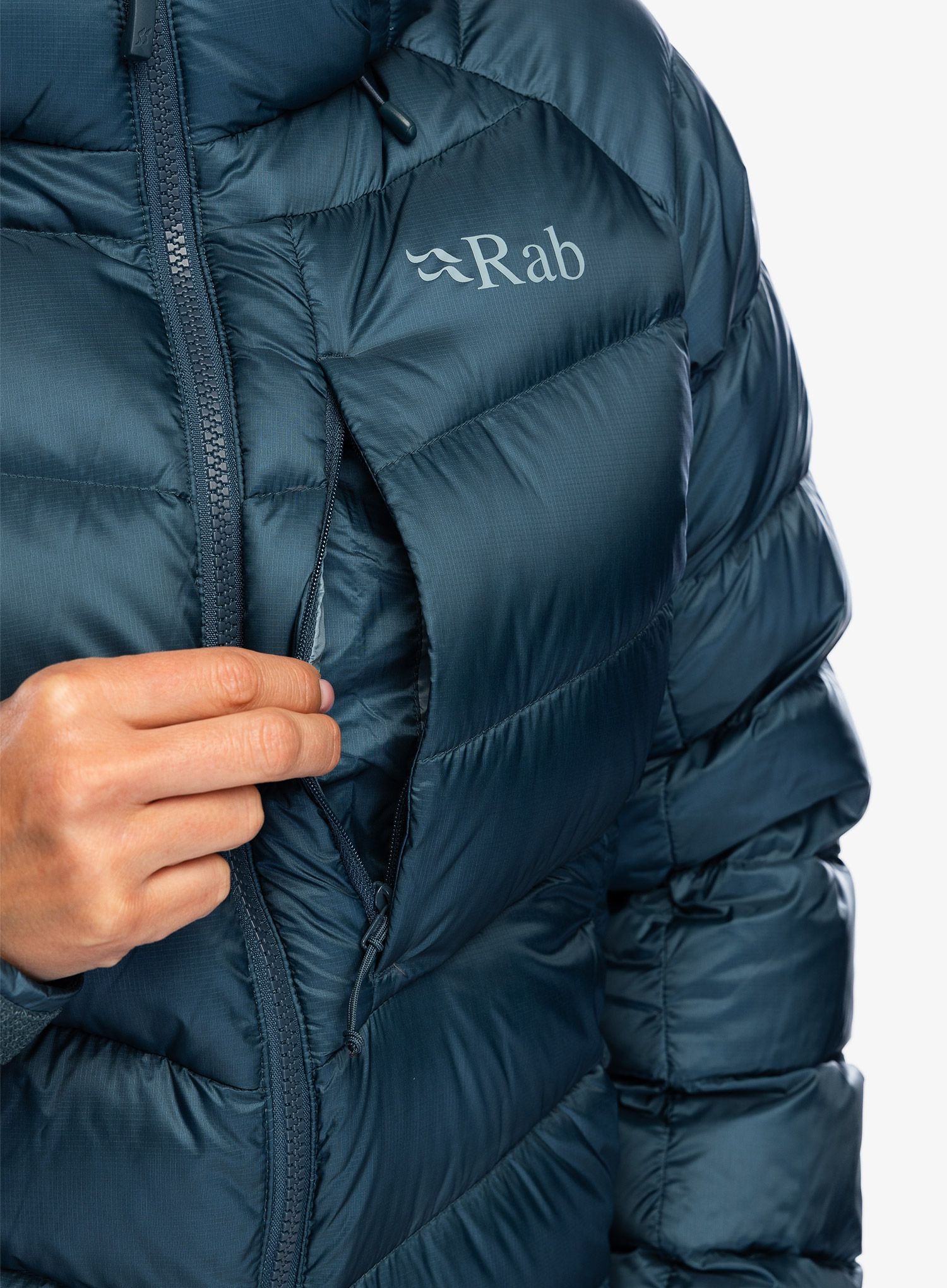 Ženska puhovka Rab Axion Pro Jacket - orion blue