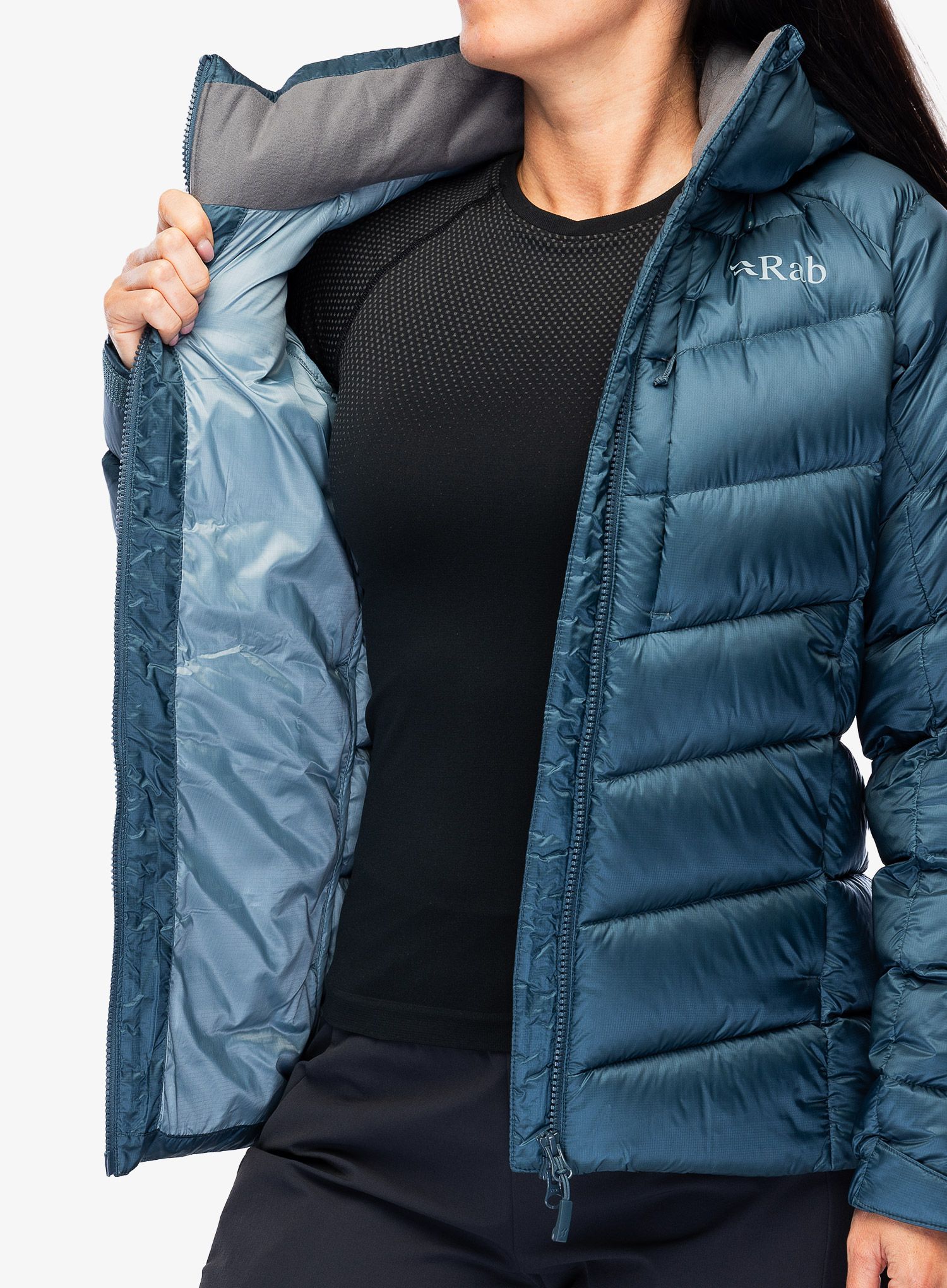 Ženska puhovka Rab Axion Pro Jacket - orion blue