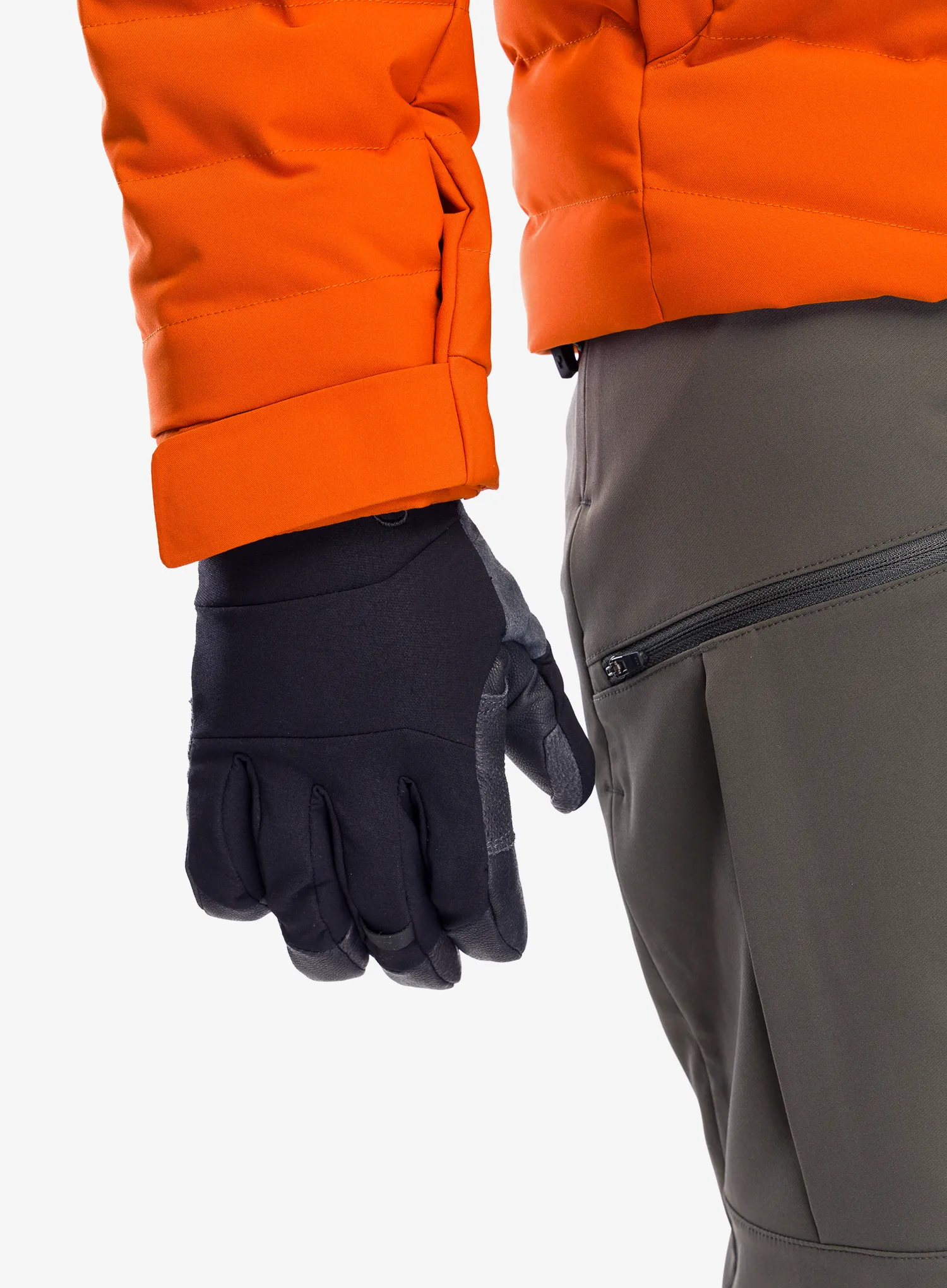 Softshell rokavice Rab Baltoro Glove - black