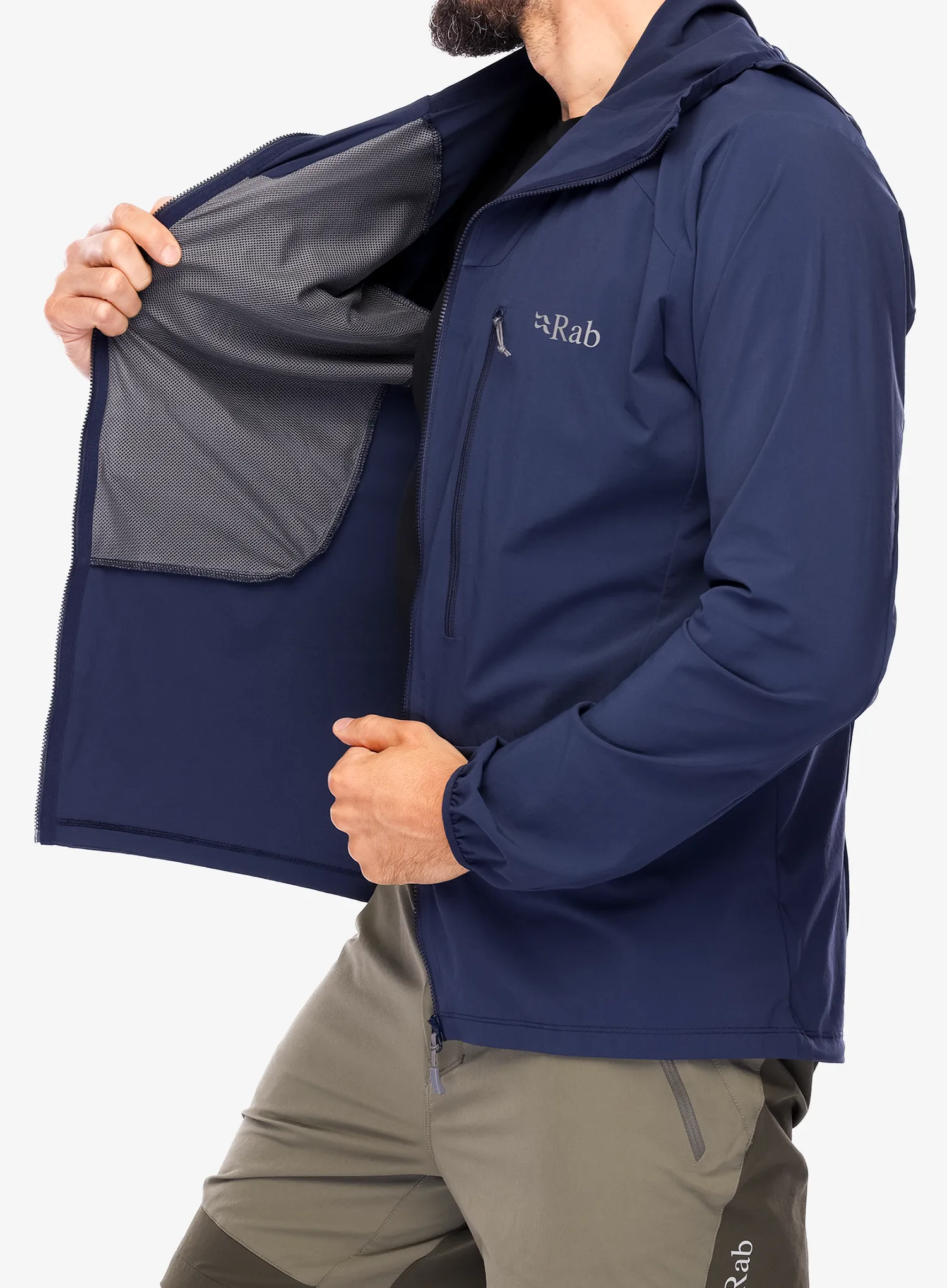 Softshell jakna Rab Borealis Jacket - deep ink