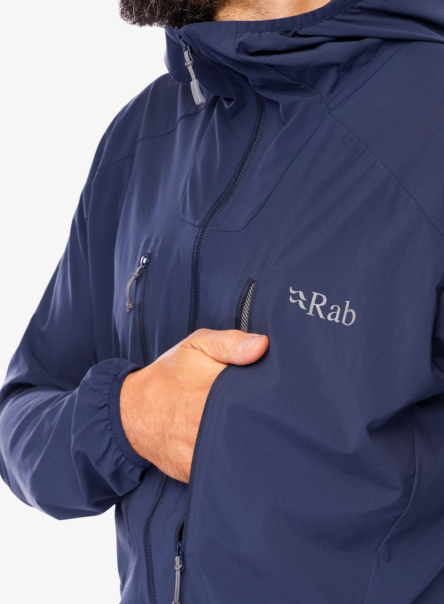 Softshell jakna Rab Borealis Jacket - deep ink