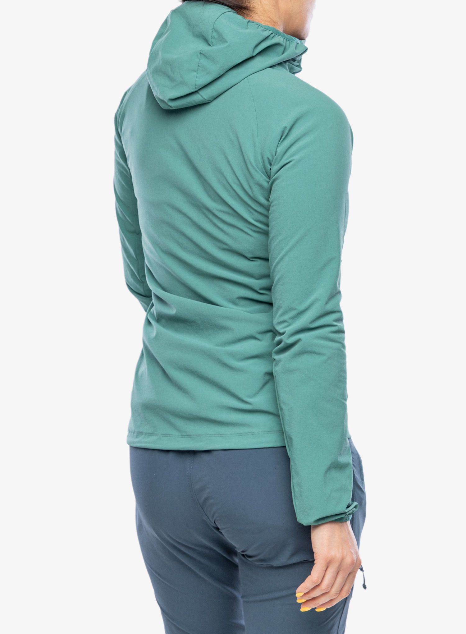 Ženska softshell jakna Rab Borealis Jacket - eucalyptus