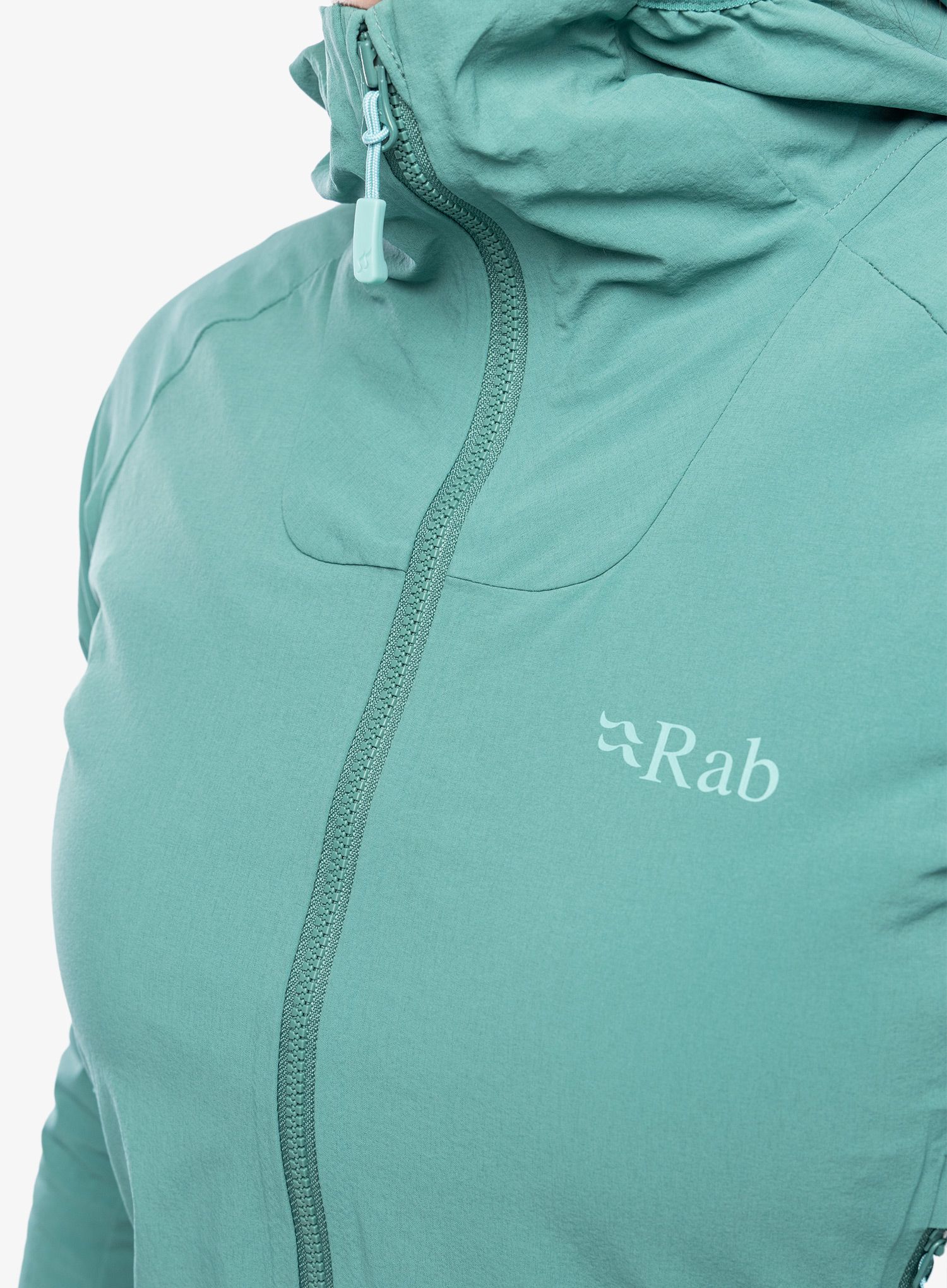 Ženska softshell jakna Rab Borealis Jacket - eucalyptus