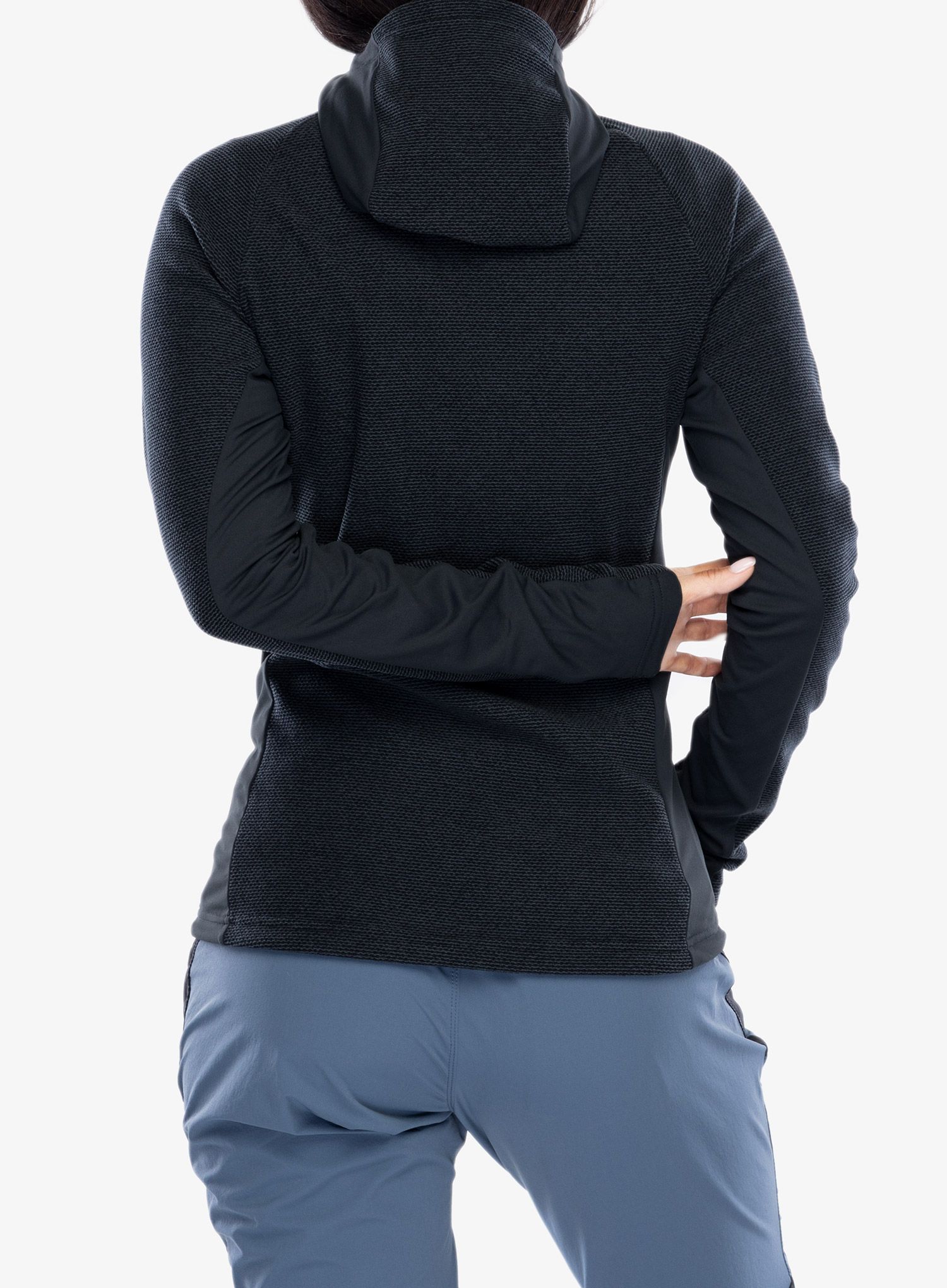 Ženski flis Rab Capacitor Hoody - beluga