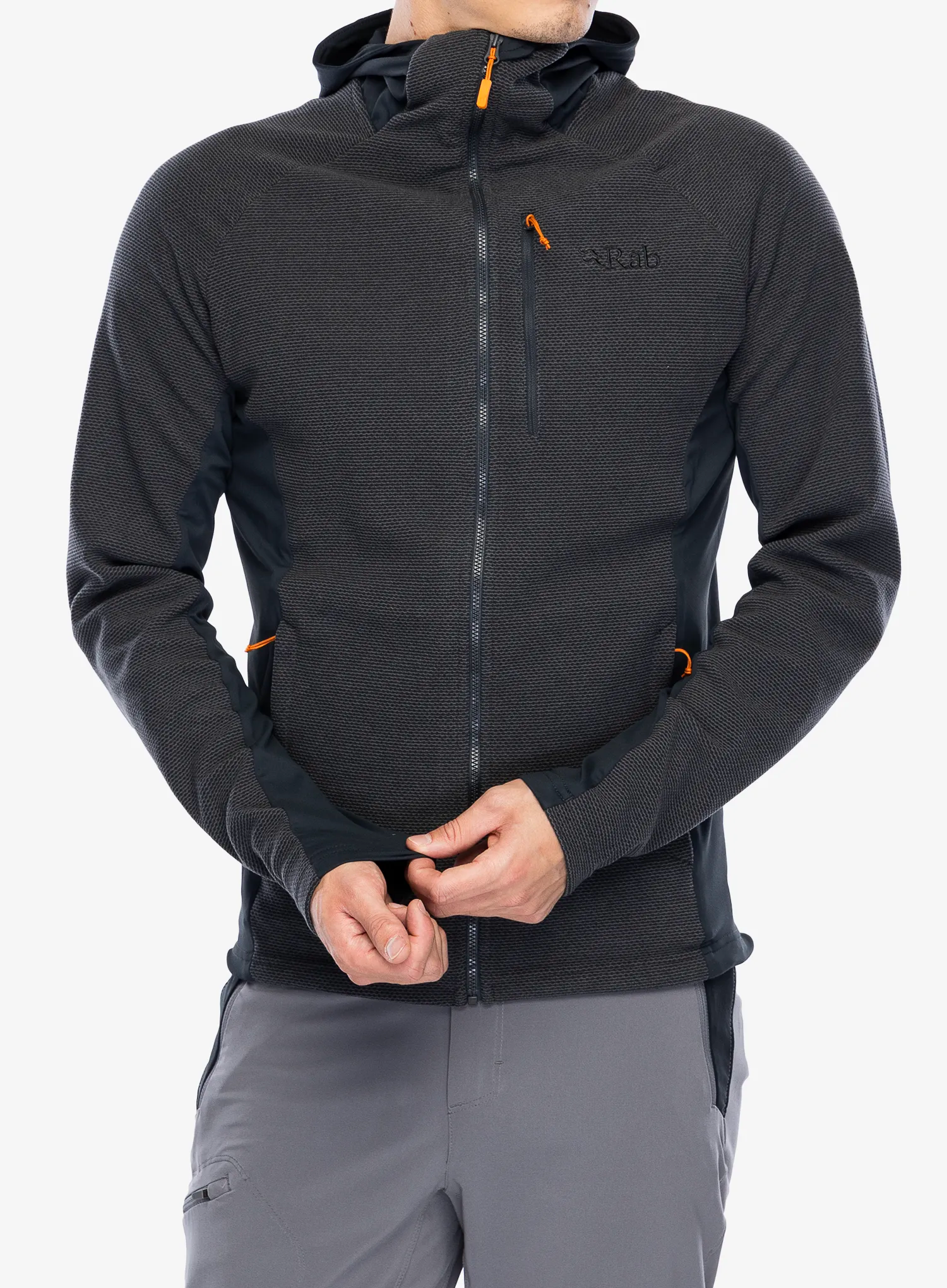 Jopica s kapuco Rab Capacitor Hoody - graphene