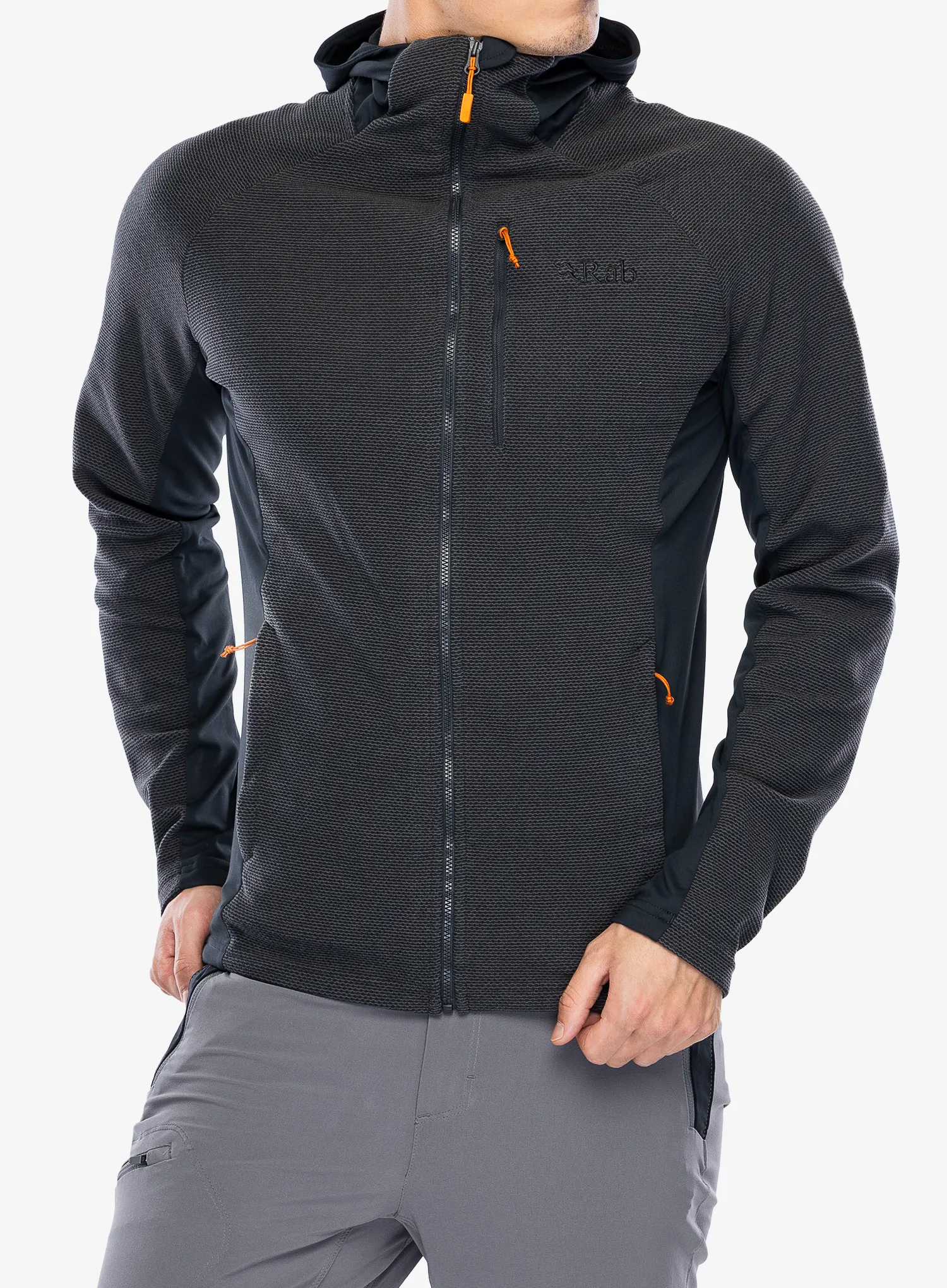 Jopica s kapuco Rab Capacitor Hoody - graphene