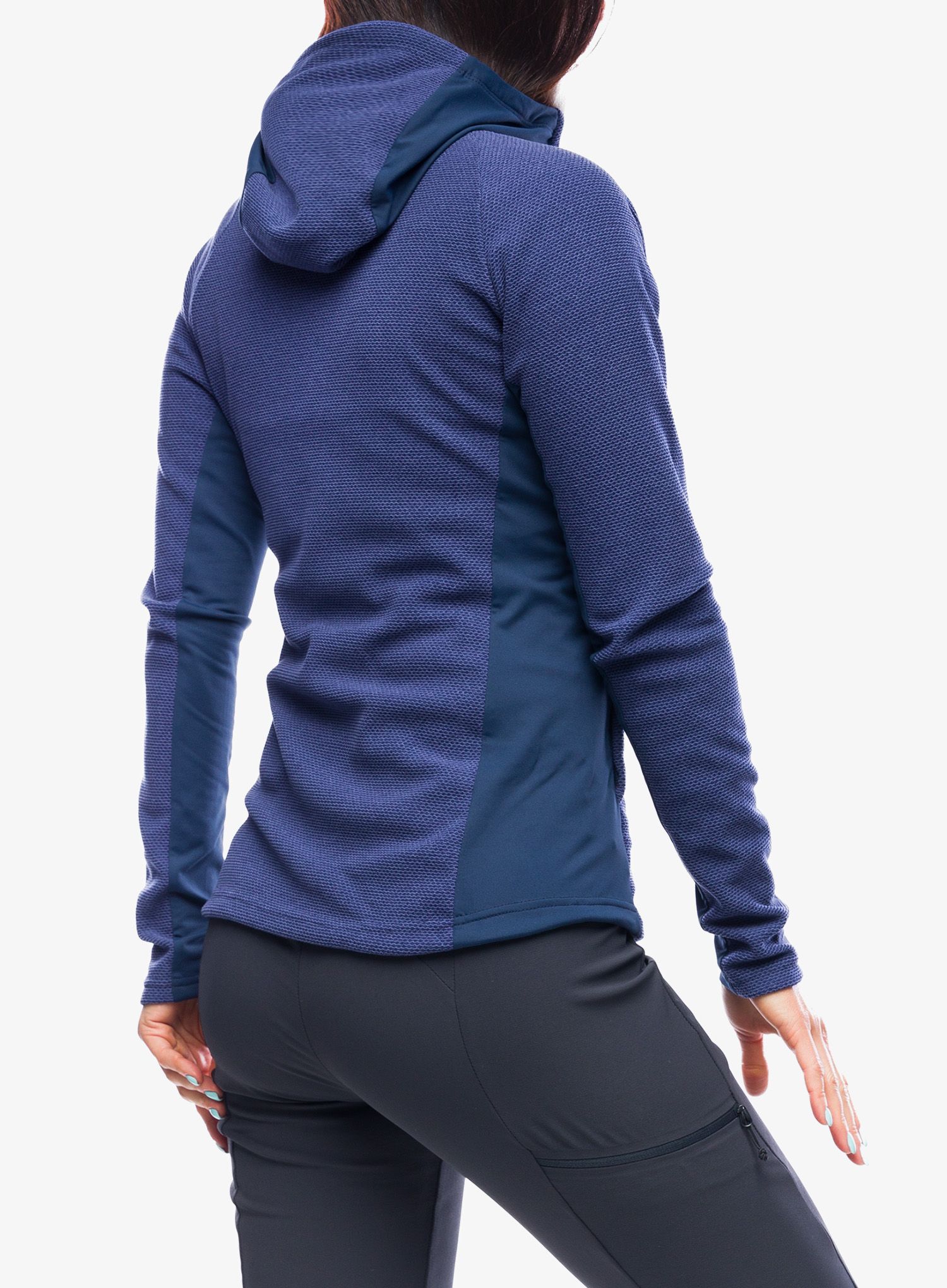 Ženski flis Rab Capacitor Hoody - patriot blue
