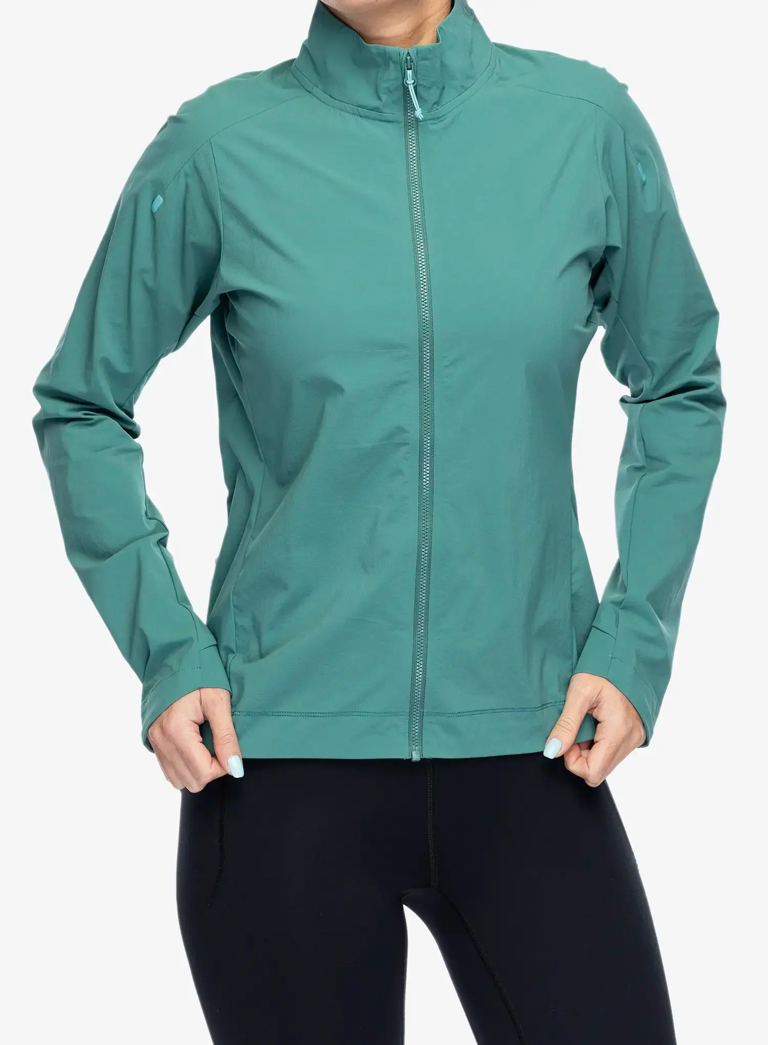 Ženska kolesarska jakna Rab Cinder Borealis Jacket - eucalyptus
