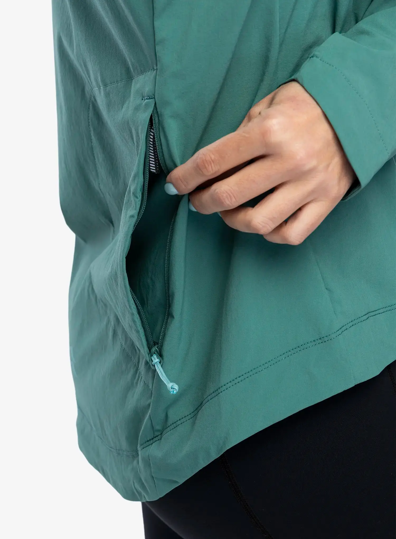 Ženska kolesarska jakna Rab Cinder Borealis Jacket - eucalyptus
