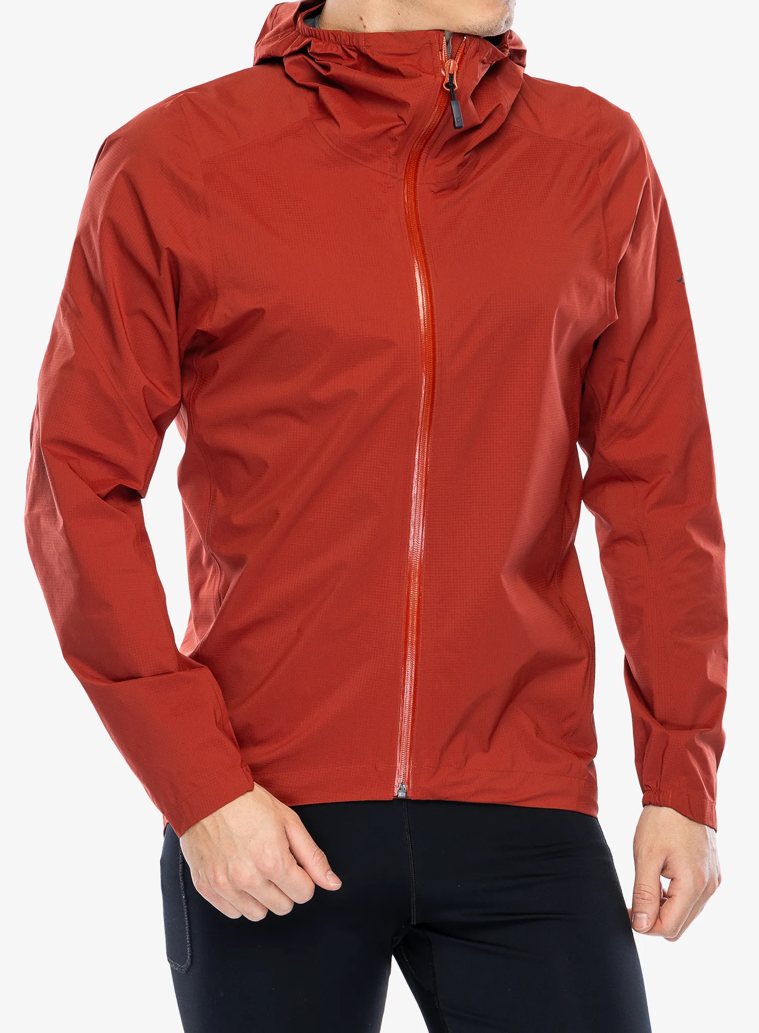 Kolesarska jakna Rab Cinder Downpour Light Jacket - tuscan red