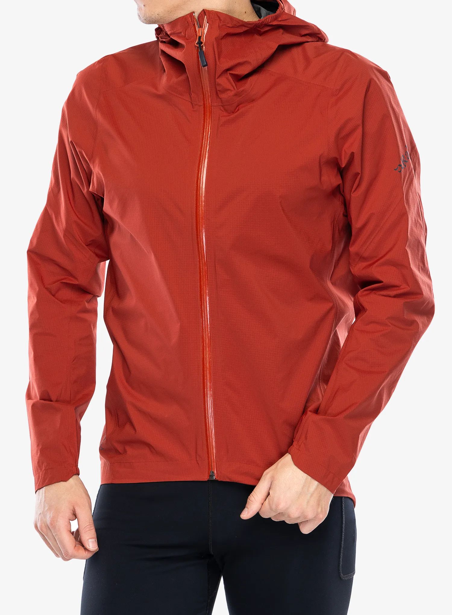 Kolesarska jakna Rab Cinder Downpour Light Jacket - tuscan red