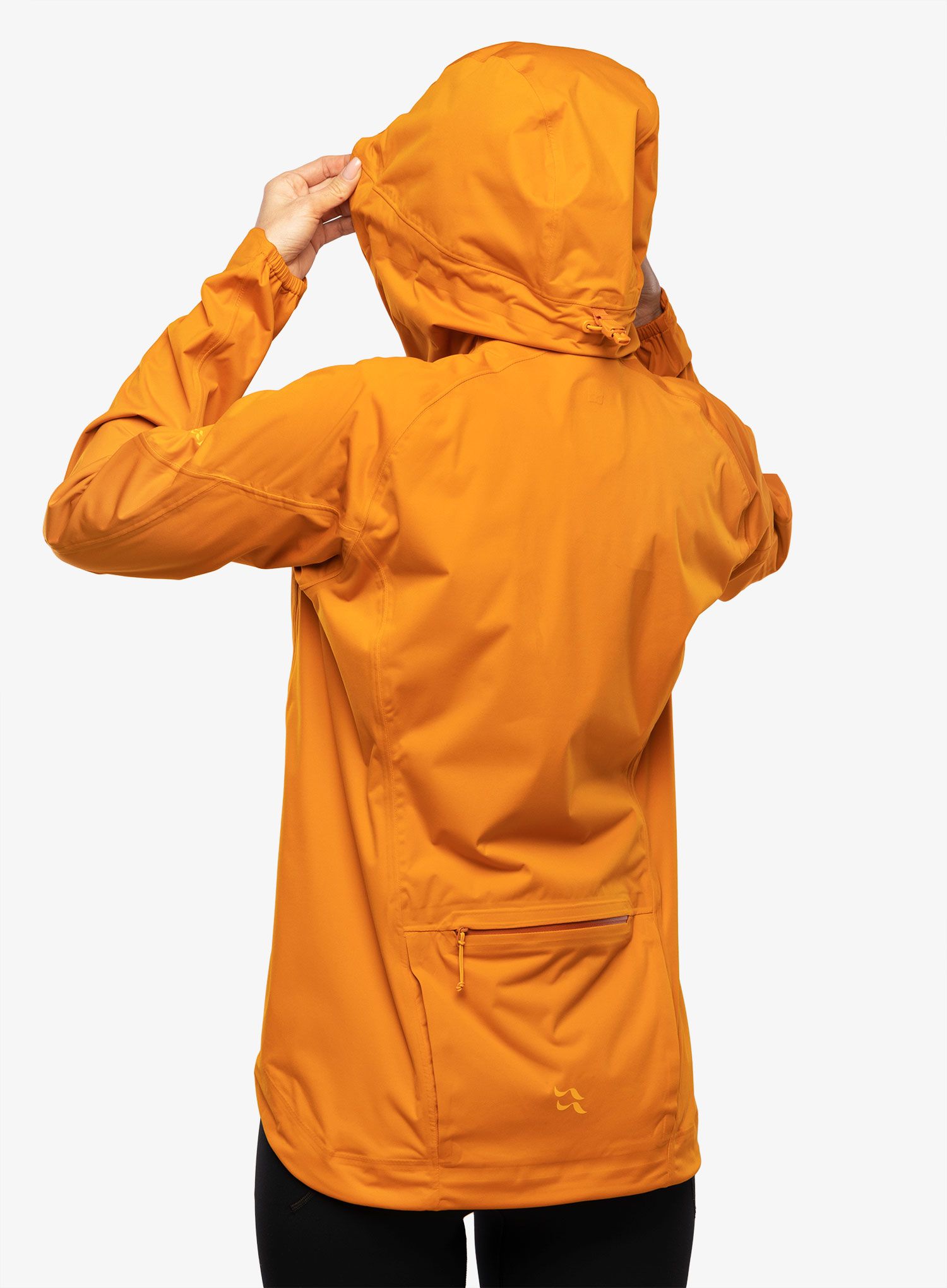 Ženska hardshell jakna Rab Cinder Kinetic Jacket - marmalade