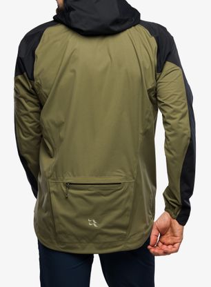 Nepremočljiva jakna Rab Cinder Kinetic Jacket - light khaki/beluga