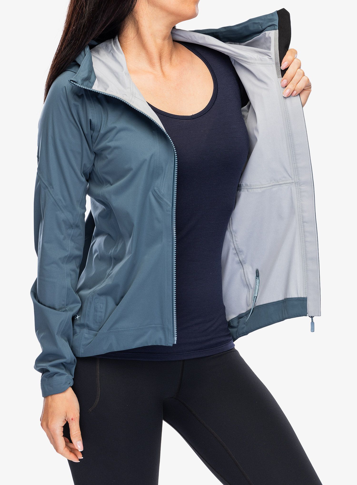 Ženska hardshell jakna Rab Cinder Kinetic Jacket - orion blue