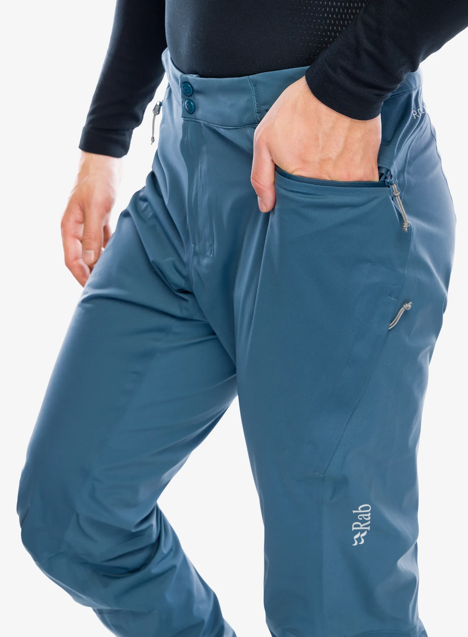 Kolesarske hlače Rab Cinder Kinetic Pants - orion blue