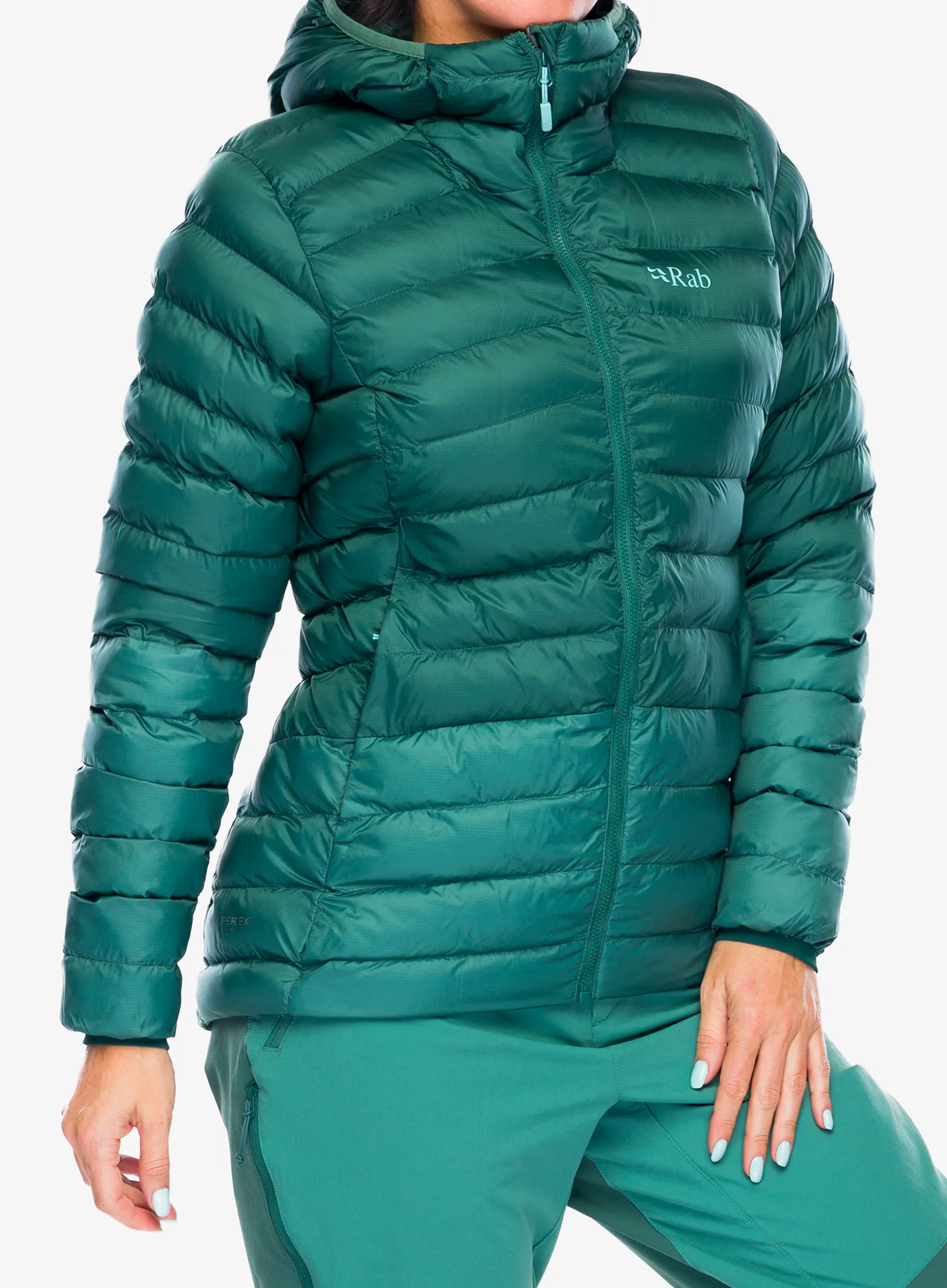 Ženska sintetična jakna Rab Cirrus Alpine - green slate/eucalyptus