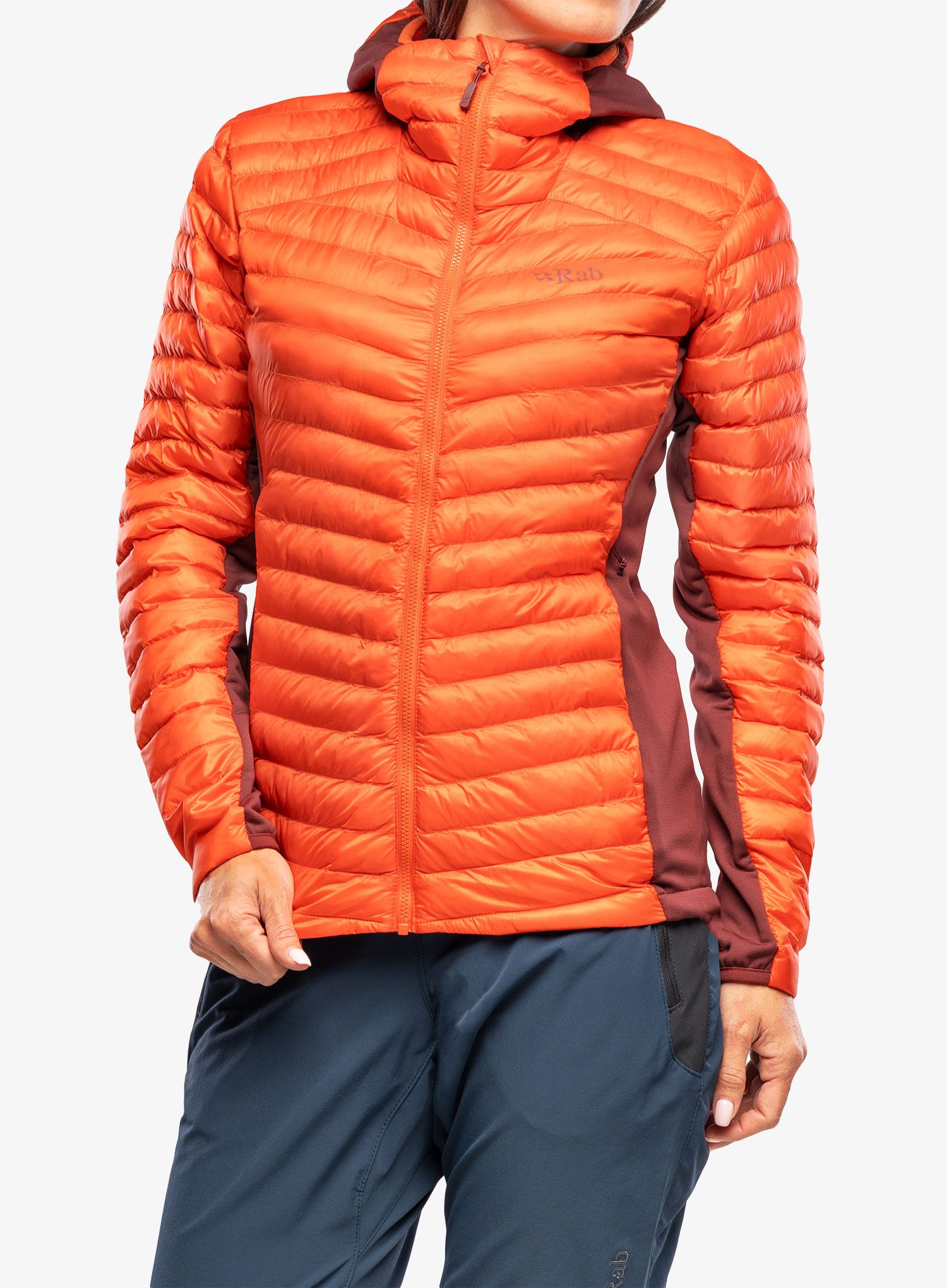 Ženska jakna Rab Cirrus Flex 2.0 Hoody - red grapefruit