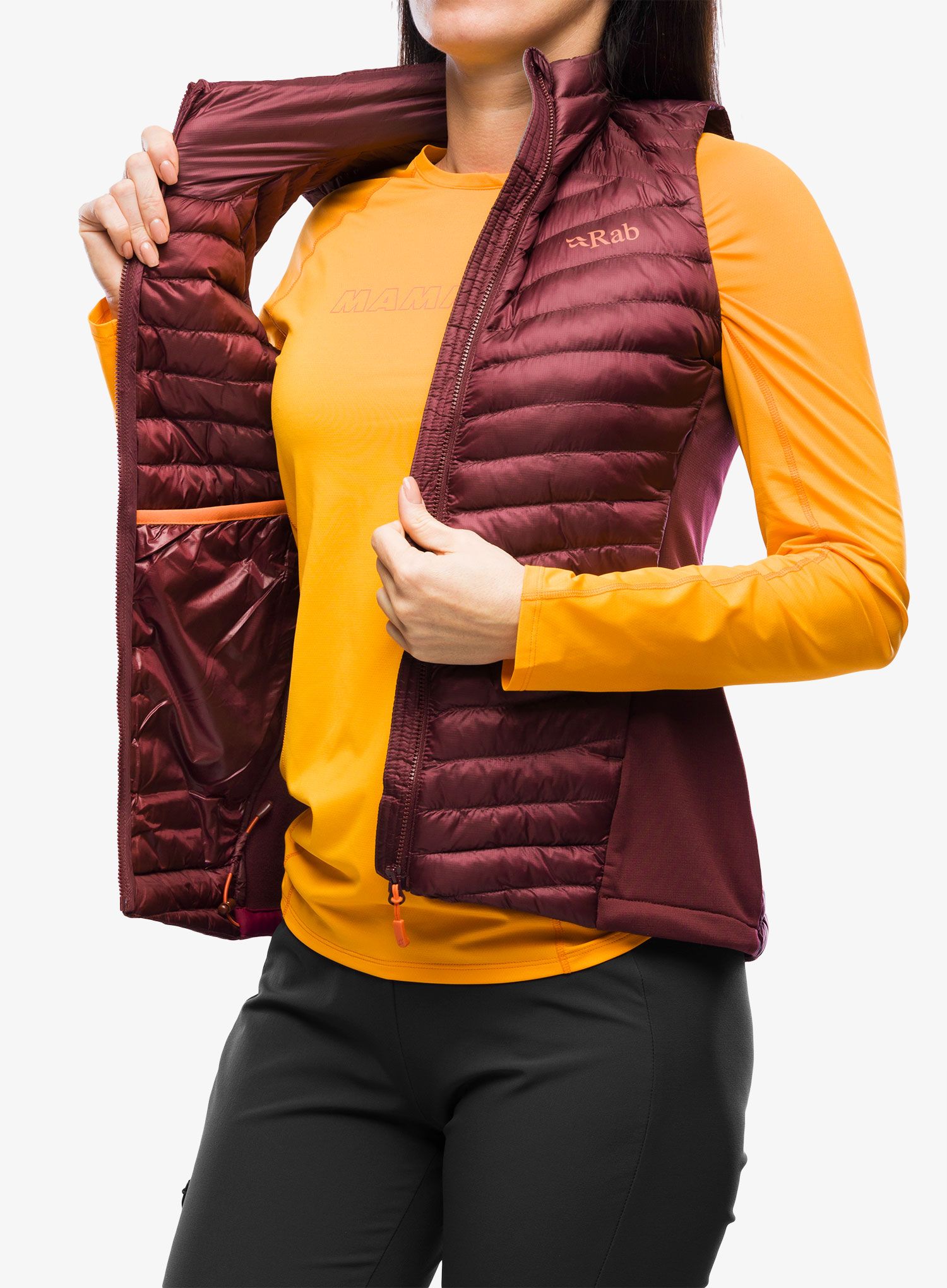 Ženski brezrokavnik Rab Cirrus Flex 2.0 Vest - deep heather