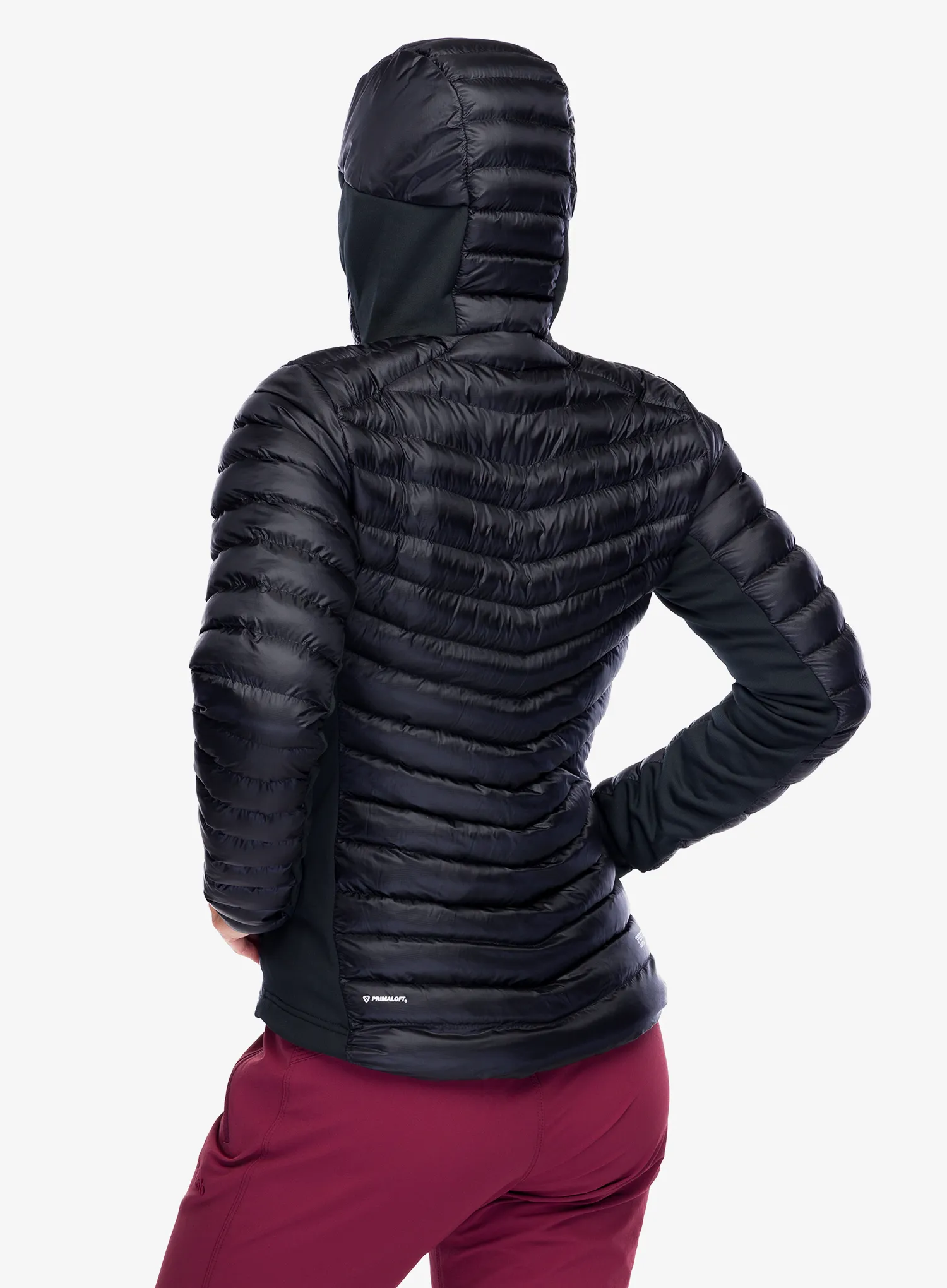 Ženska sintetična jakna Rab Cirrus Flex Hoody - black