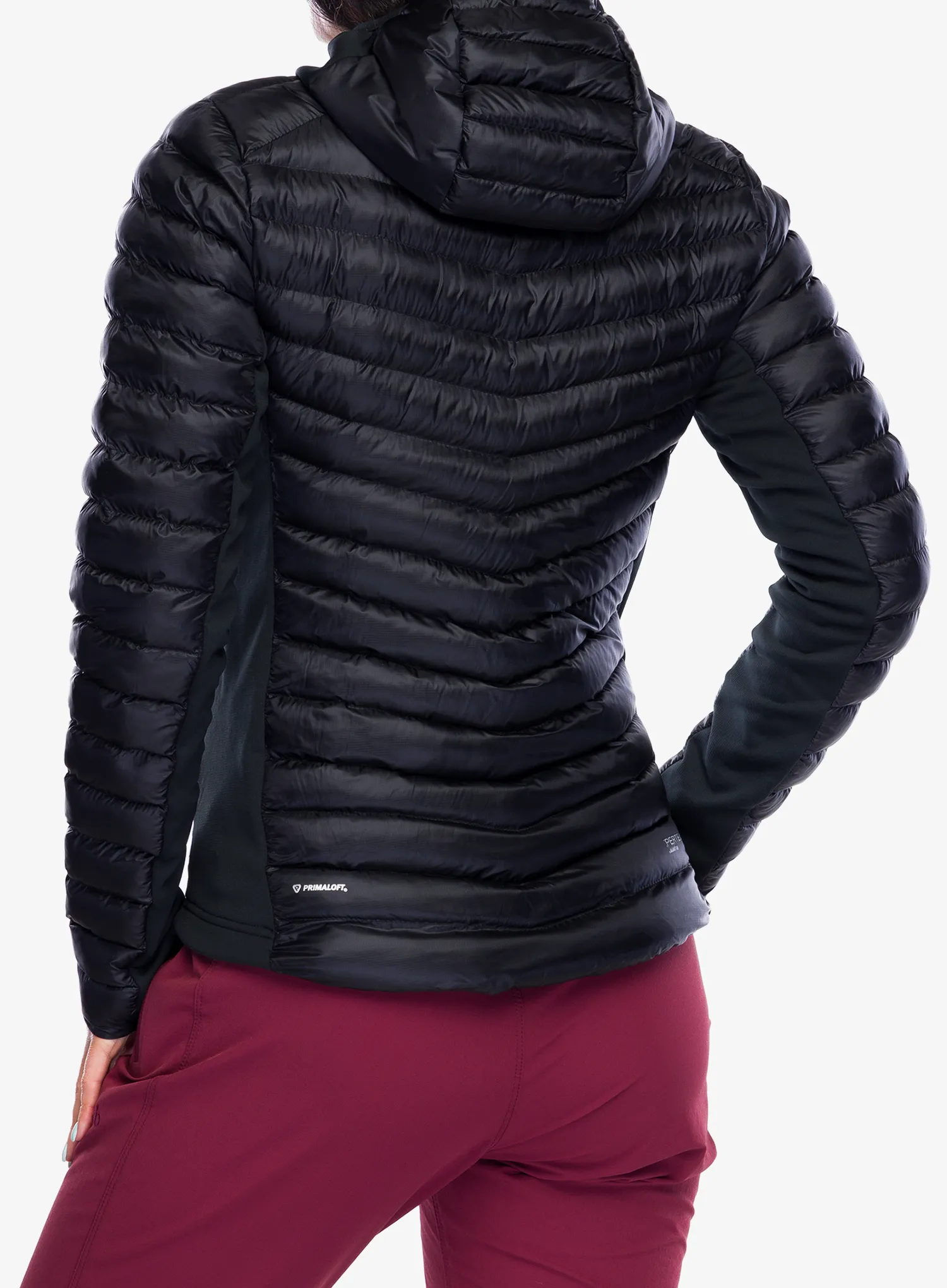 Ženska sintetična jakna Rab Cirrus Flex Hoody - black