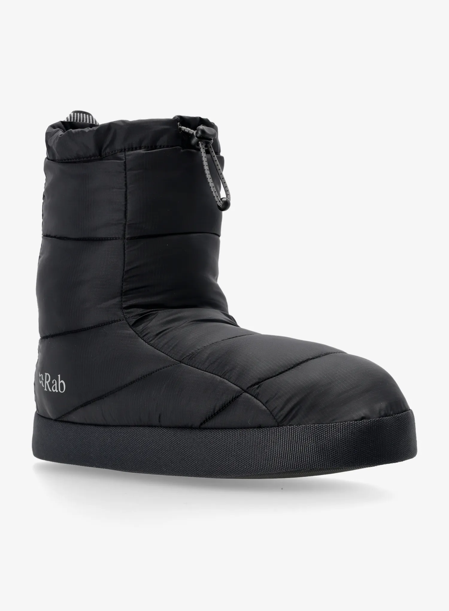 Podloženi copati Rab Cirrus Hut Boot - black