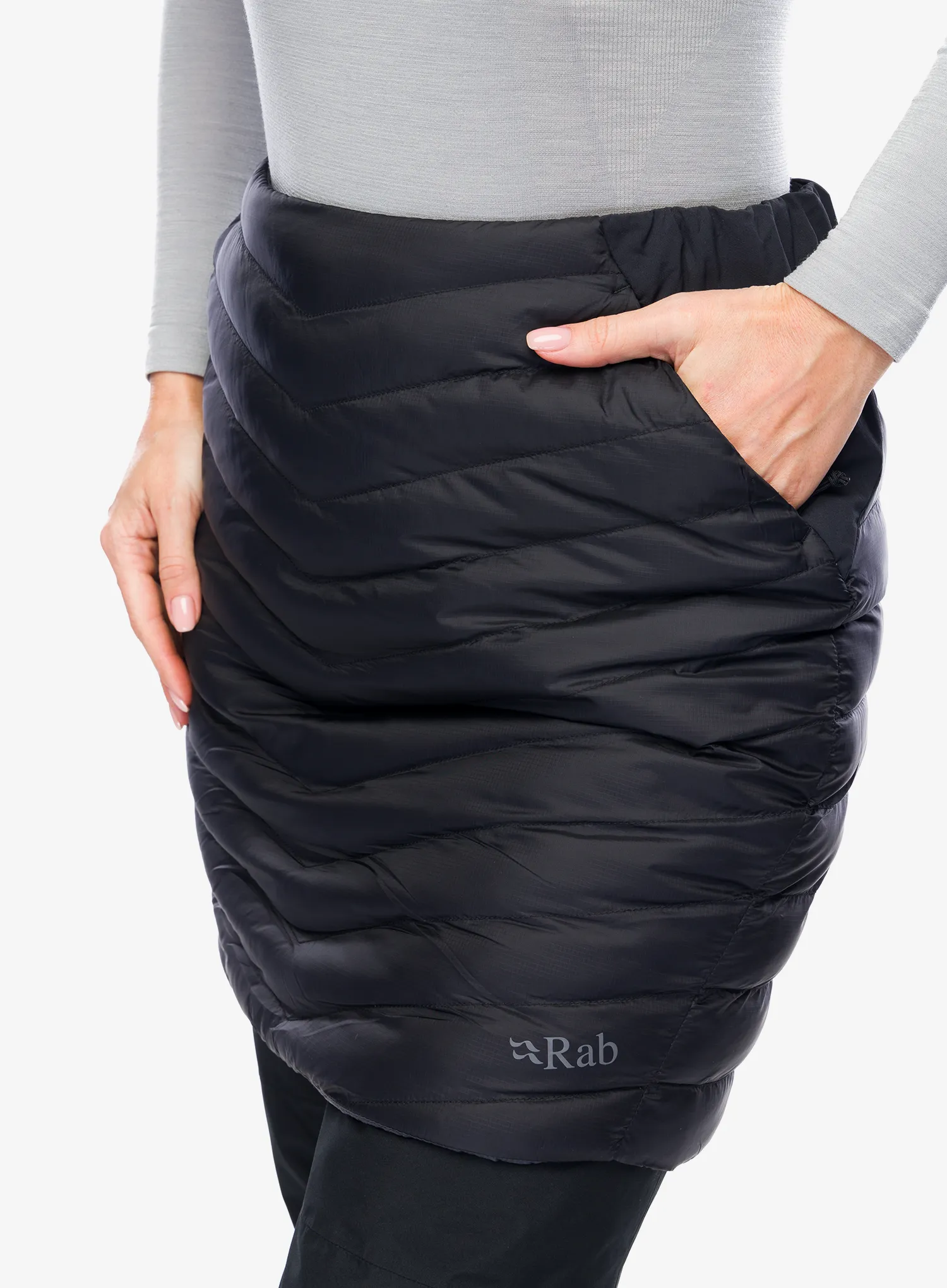 Podloženo krilo Rab Cirrus Skirt - black/graphene