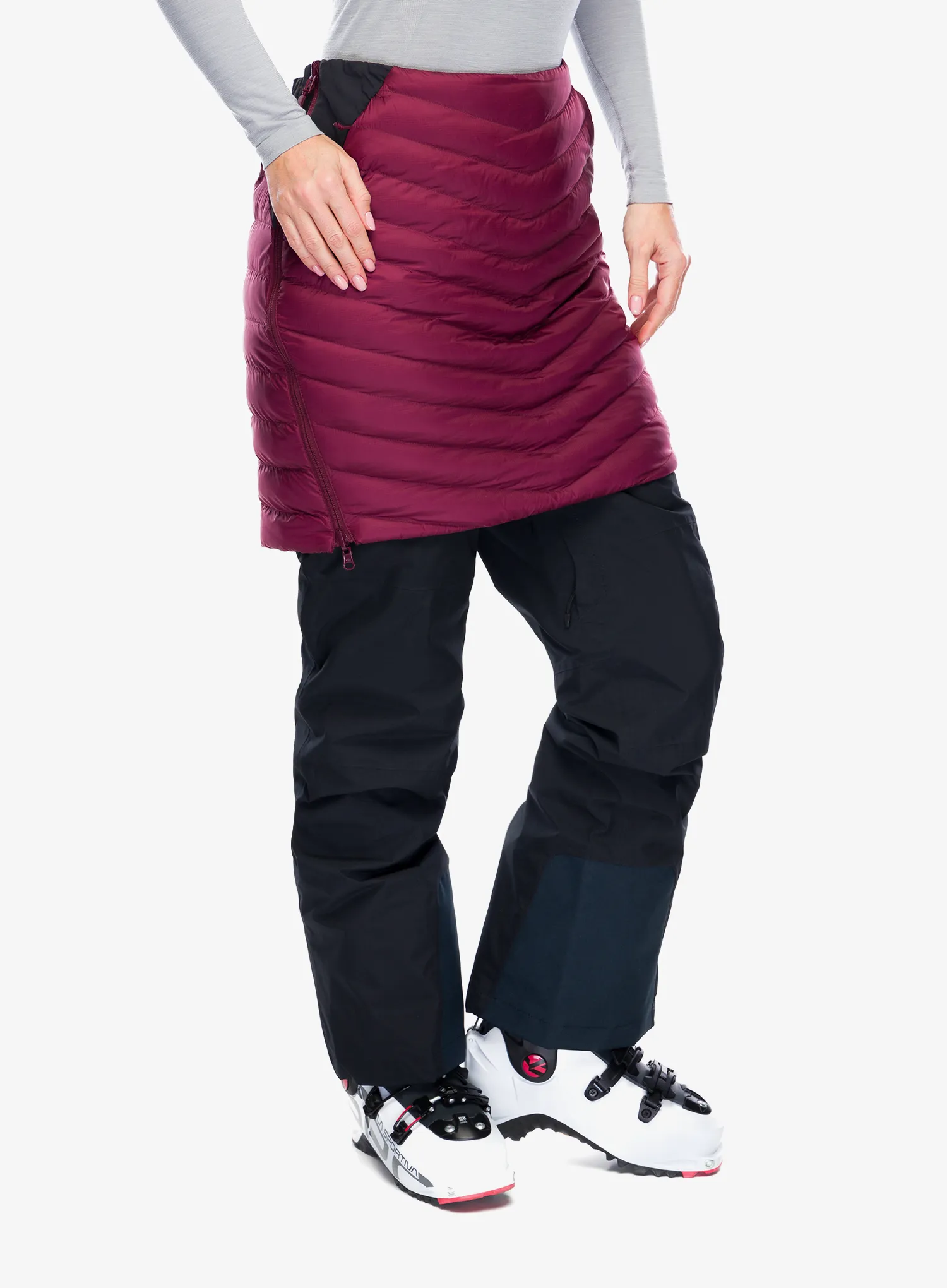 Podloženo krilo Rab Cirrus Skirt - deep heather/black