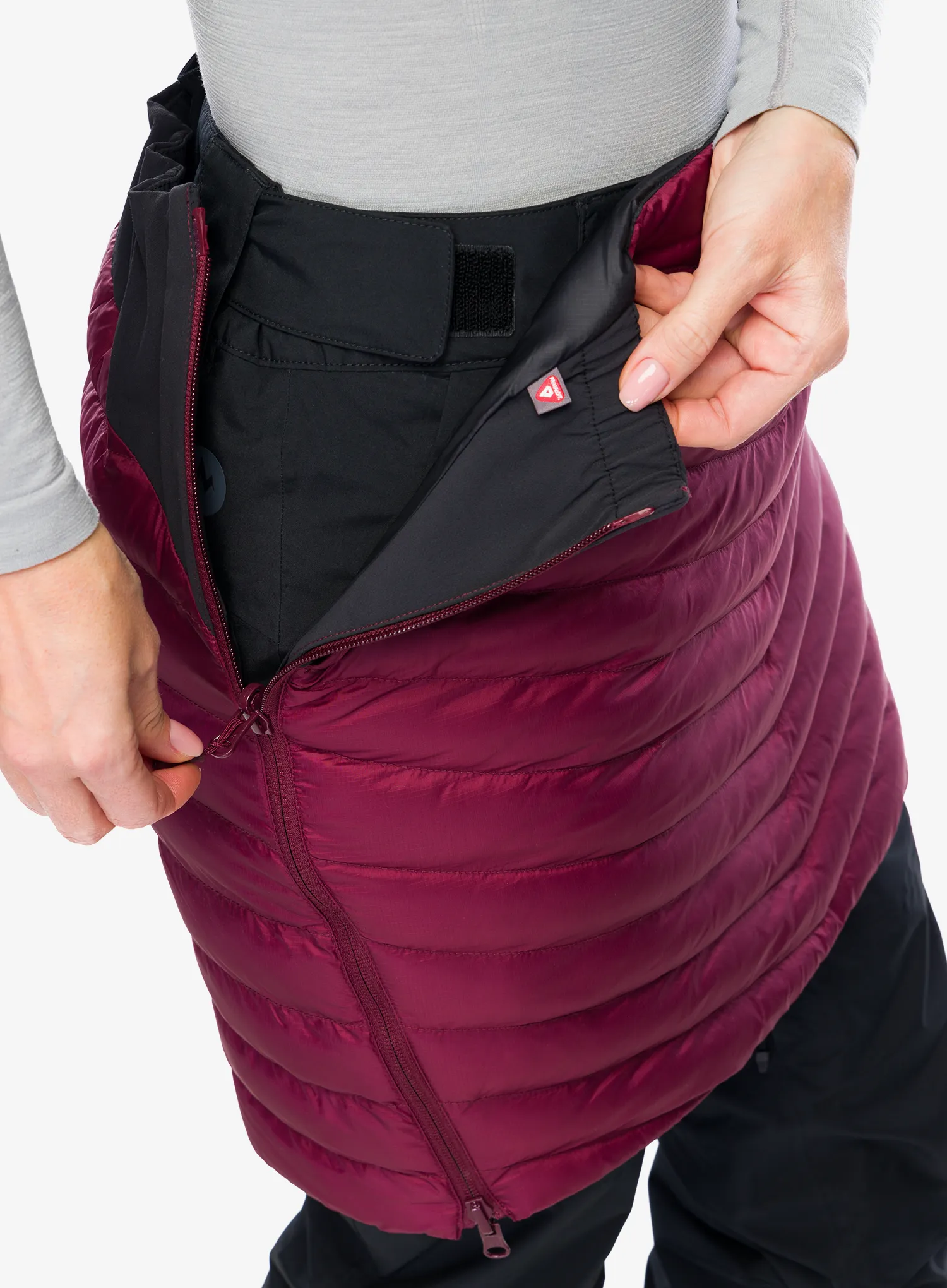 Podloženo krilo Rab Cirrus Skirt - deep heather/black