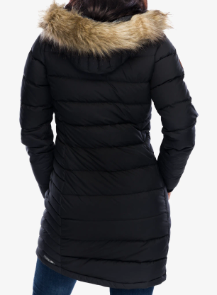 Puhast plašč Rab Deep Cover Parka - black