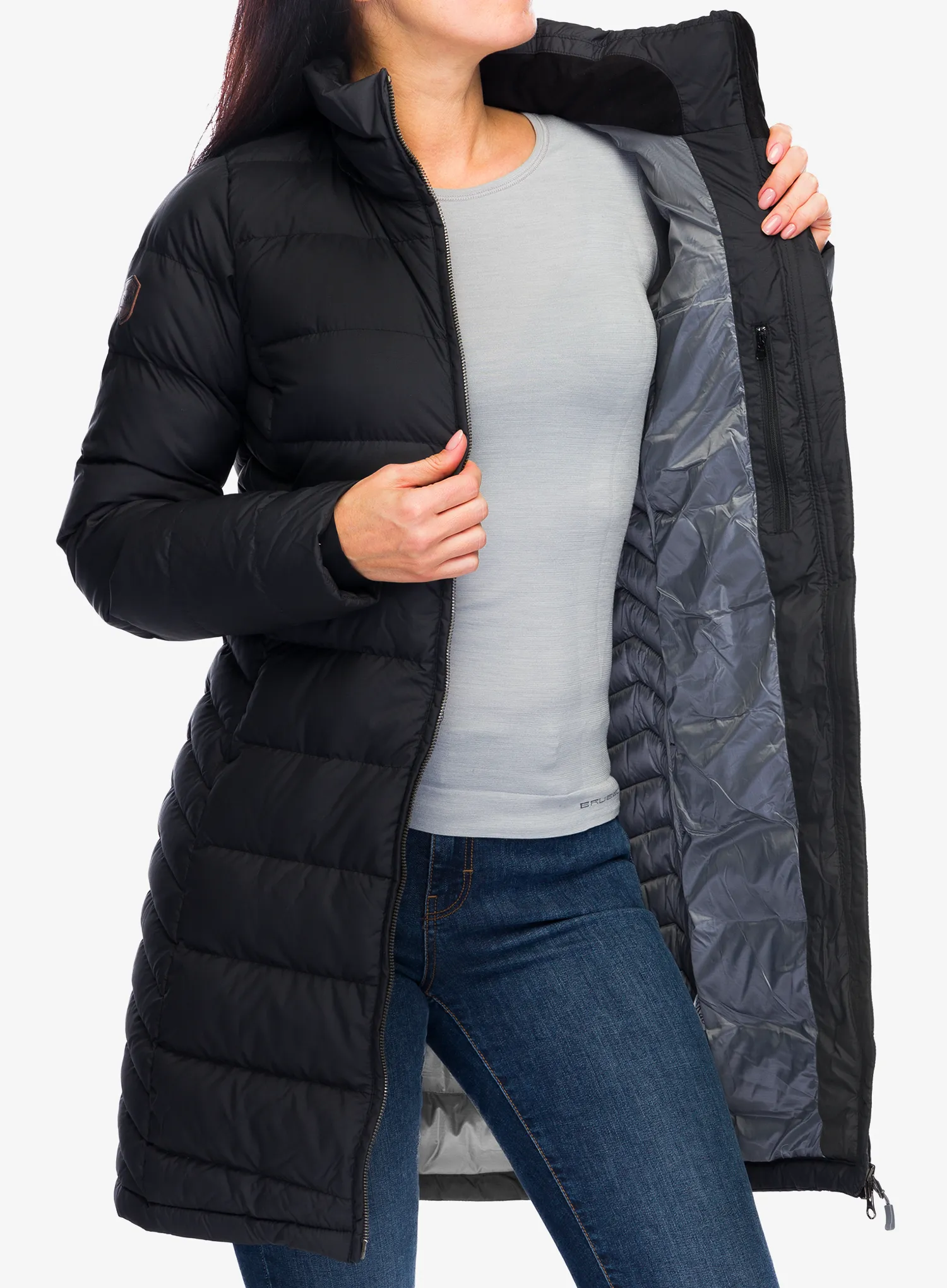 Puhast plašč Rab Deep Cover Parka - black