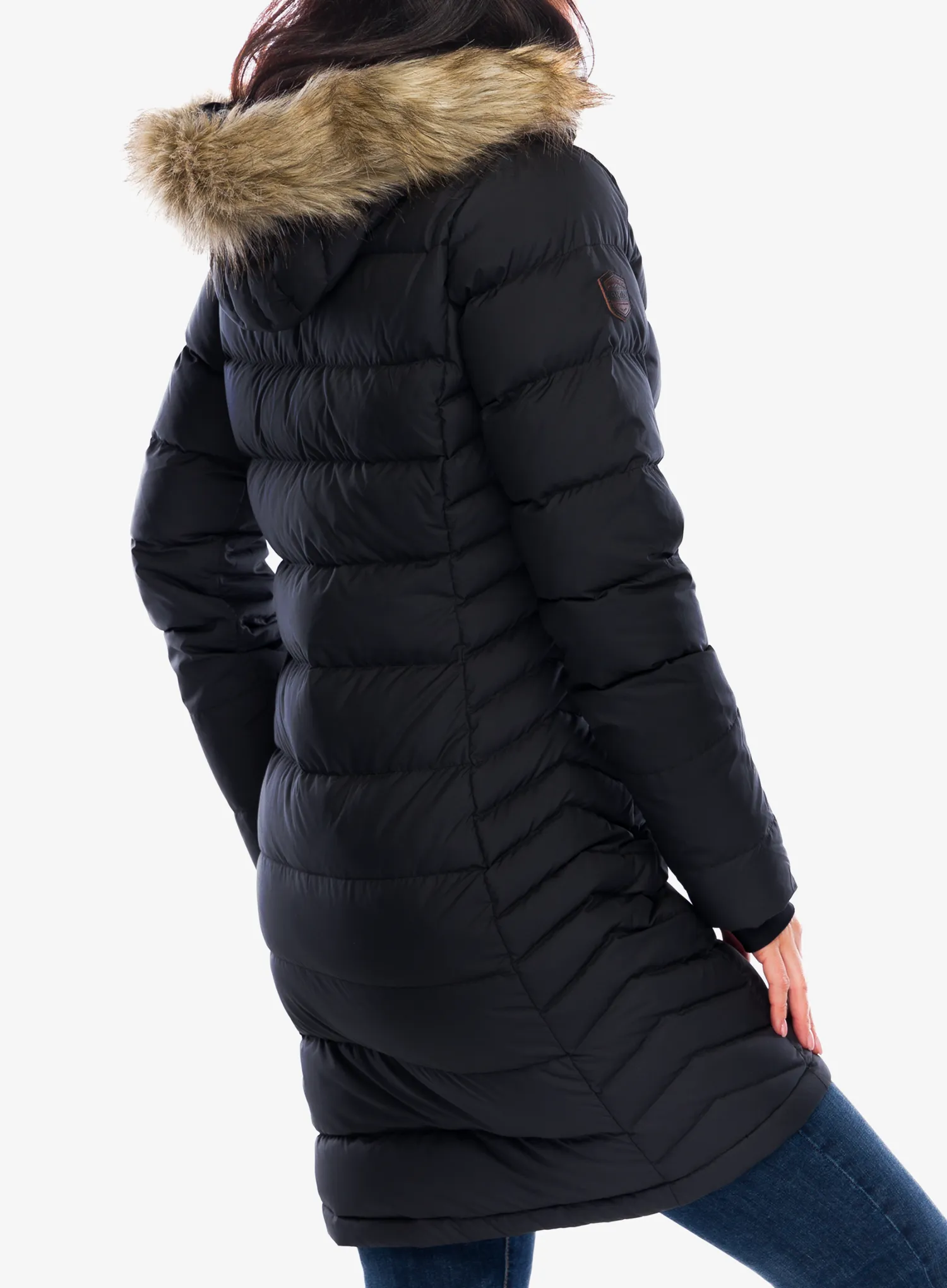 Puhast plašč Rab Deep Cover Parka - black