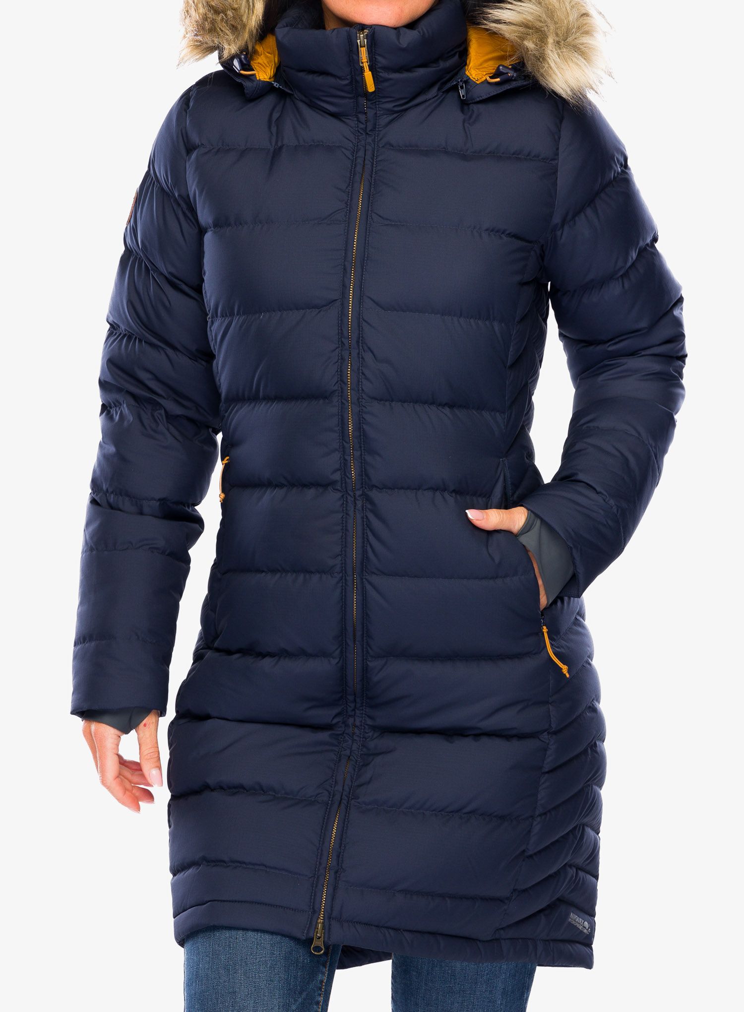 Ženski plašč Rab Deep Cover Parka - deep denim