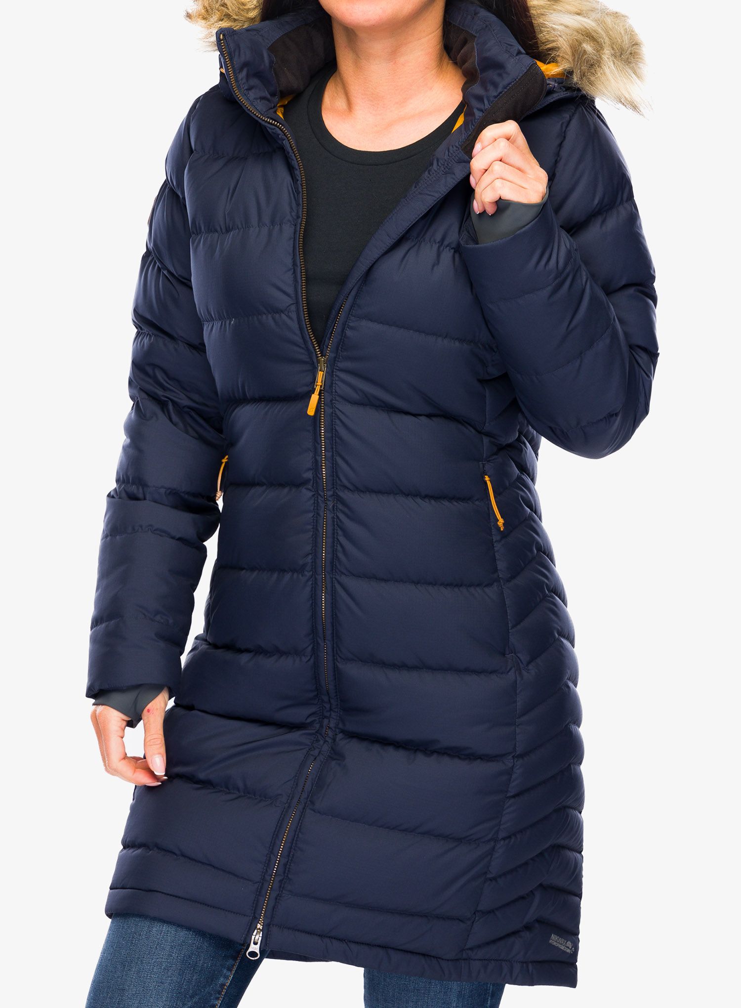 Ženski plašč Rab Deep Cover Parka - deep denim