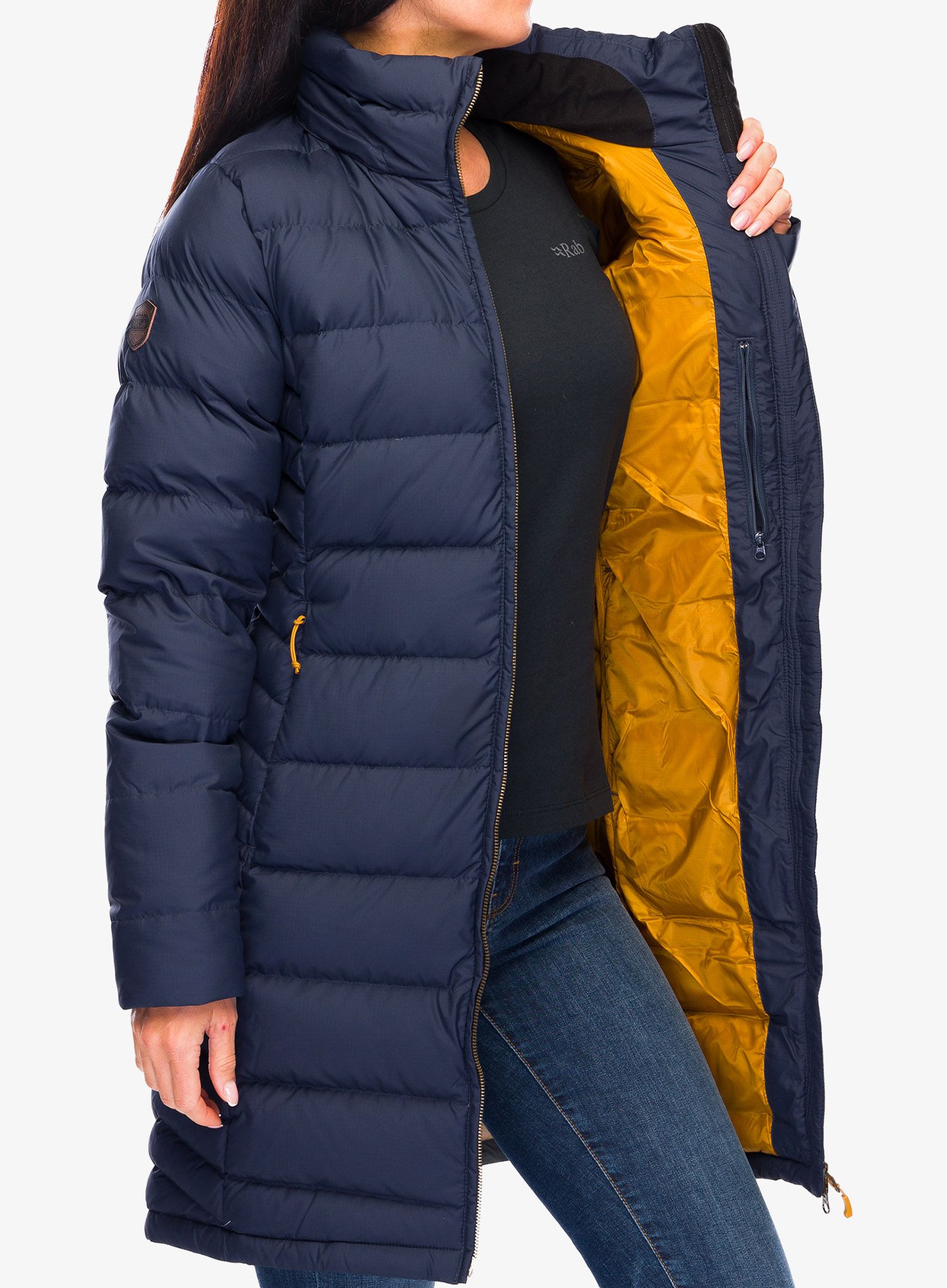Ženski plašč Rab Deep Cover Parka - deep denim